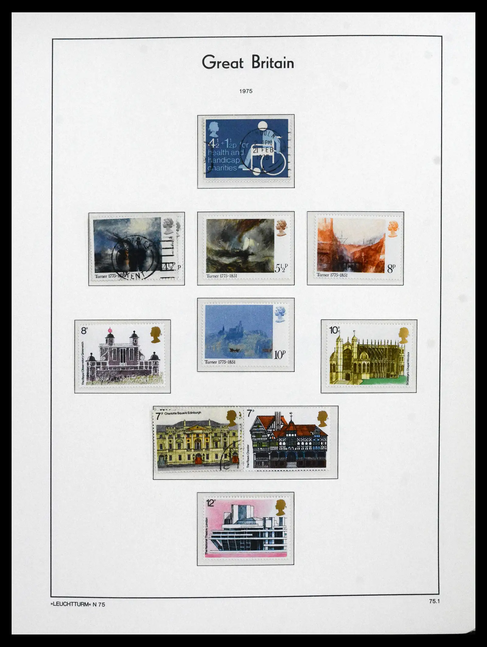 41845 0080 - Postzegelverzameling 41845 Engeland 1840-1978.