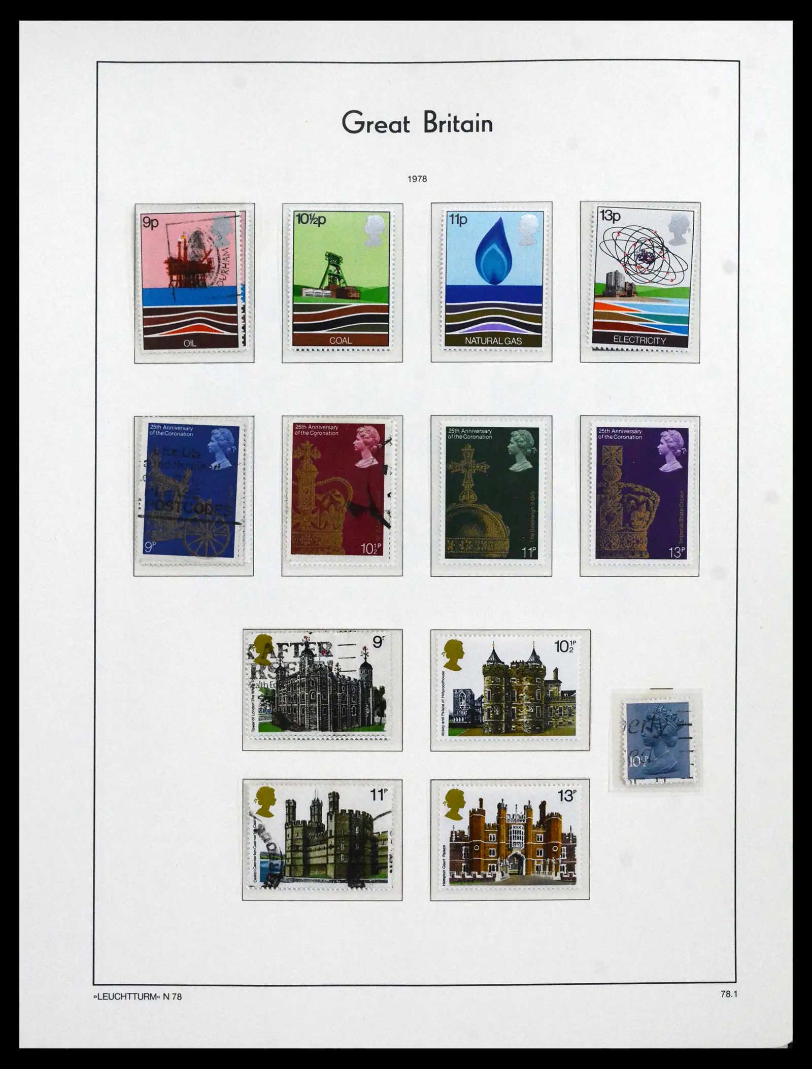 41845 0089 - Postzegelverzameling 41845 Engeland 1840-1978.