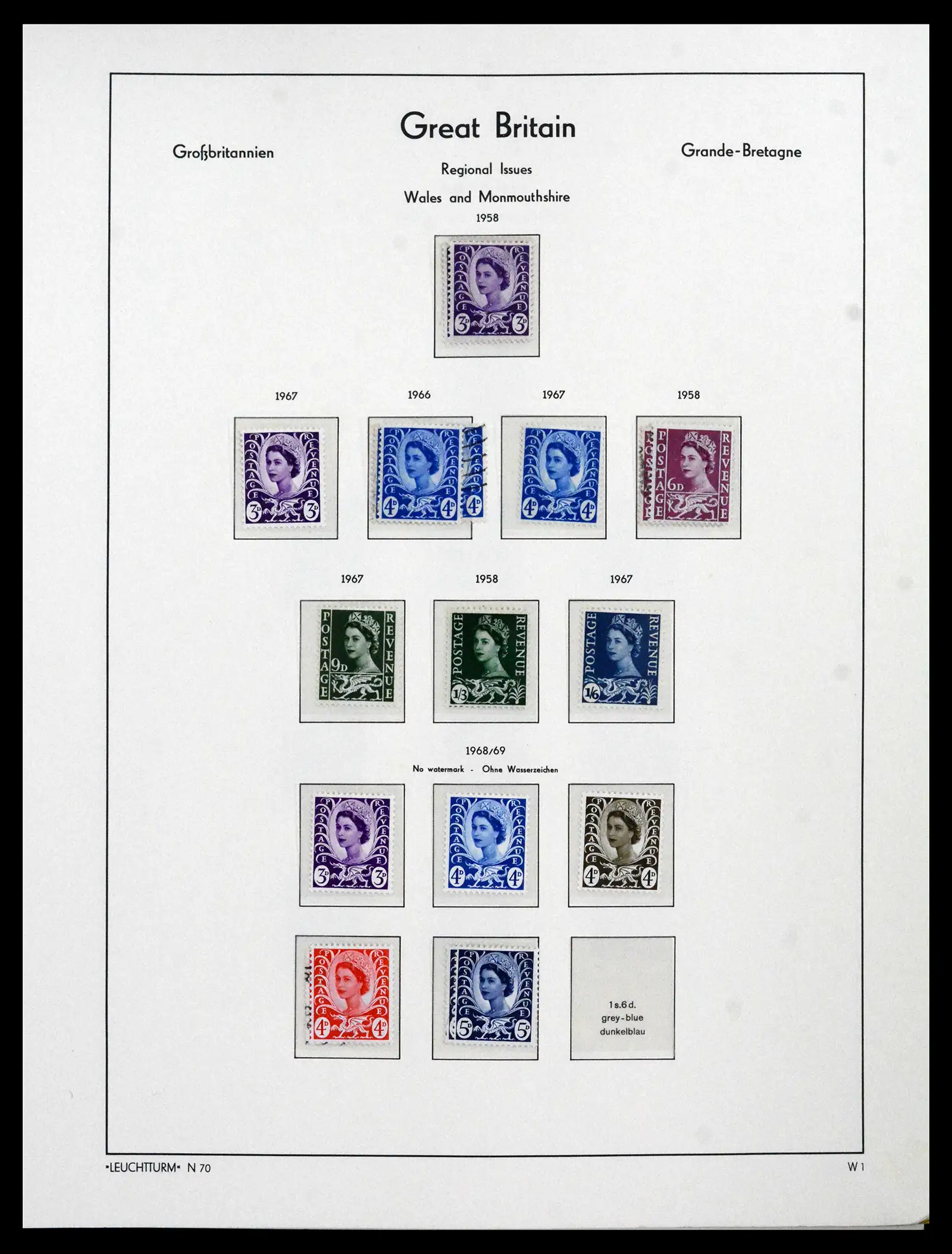 41845 0096 - Postzegelverzameling 41845 Engeland 1840-1978.