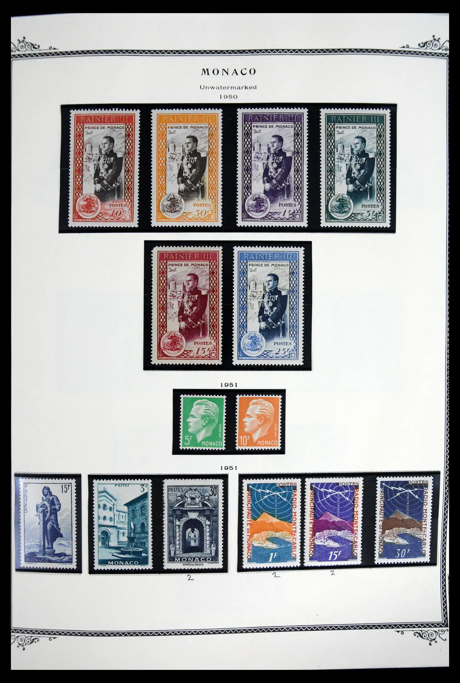 41846 0016 - Postzegelverzameling 41846 Monaco 1885-2014.