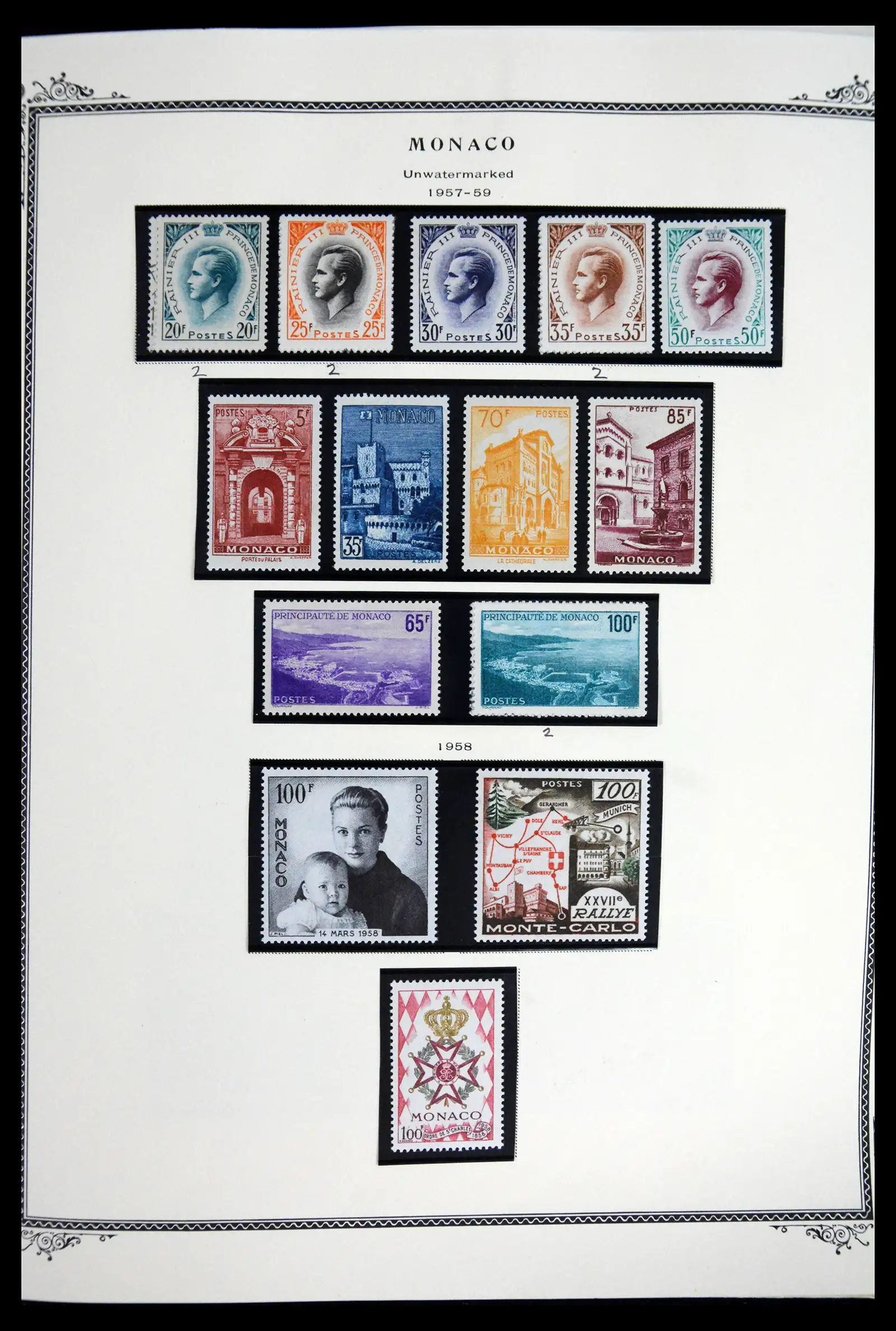 41846 0027 - Postzegelverzameling 41846 Monaco 1885-2014.