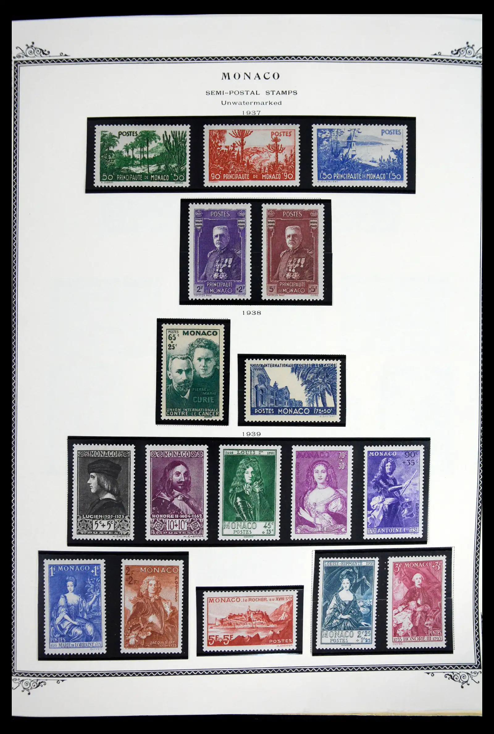 41846 0032 - Postzegelverzameling 41846 Monaco 1885-2014.