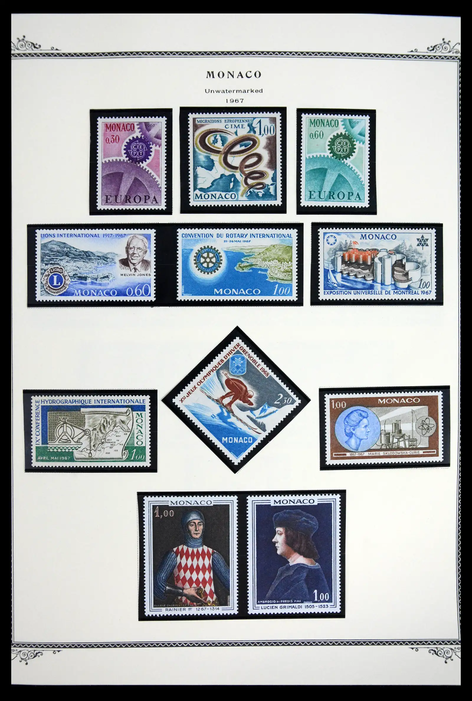 41846 0069 - Postzegelverzameling 41846 Monaco 1885-2014.
