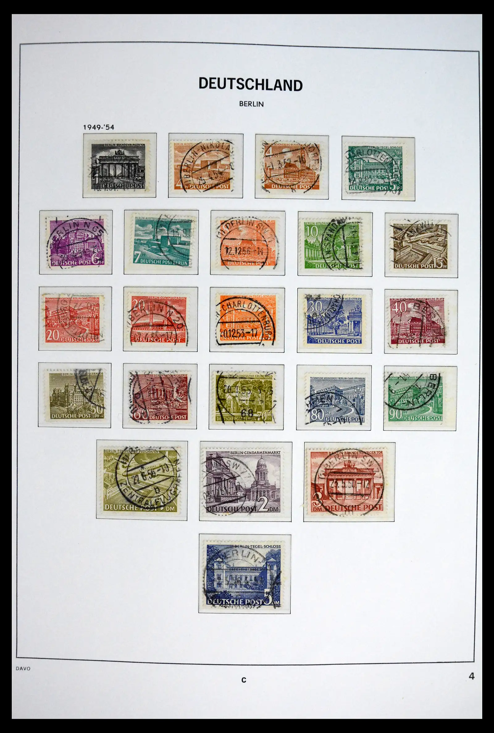 41848 0005 - Stamp collection 41848 Berlin complete used 1948-1990.