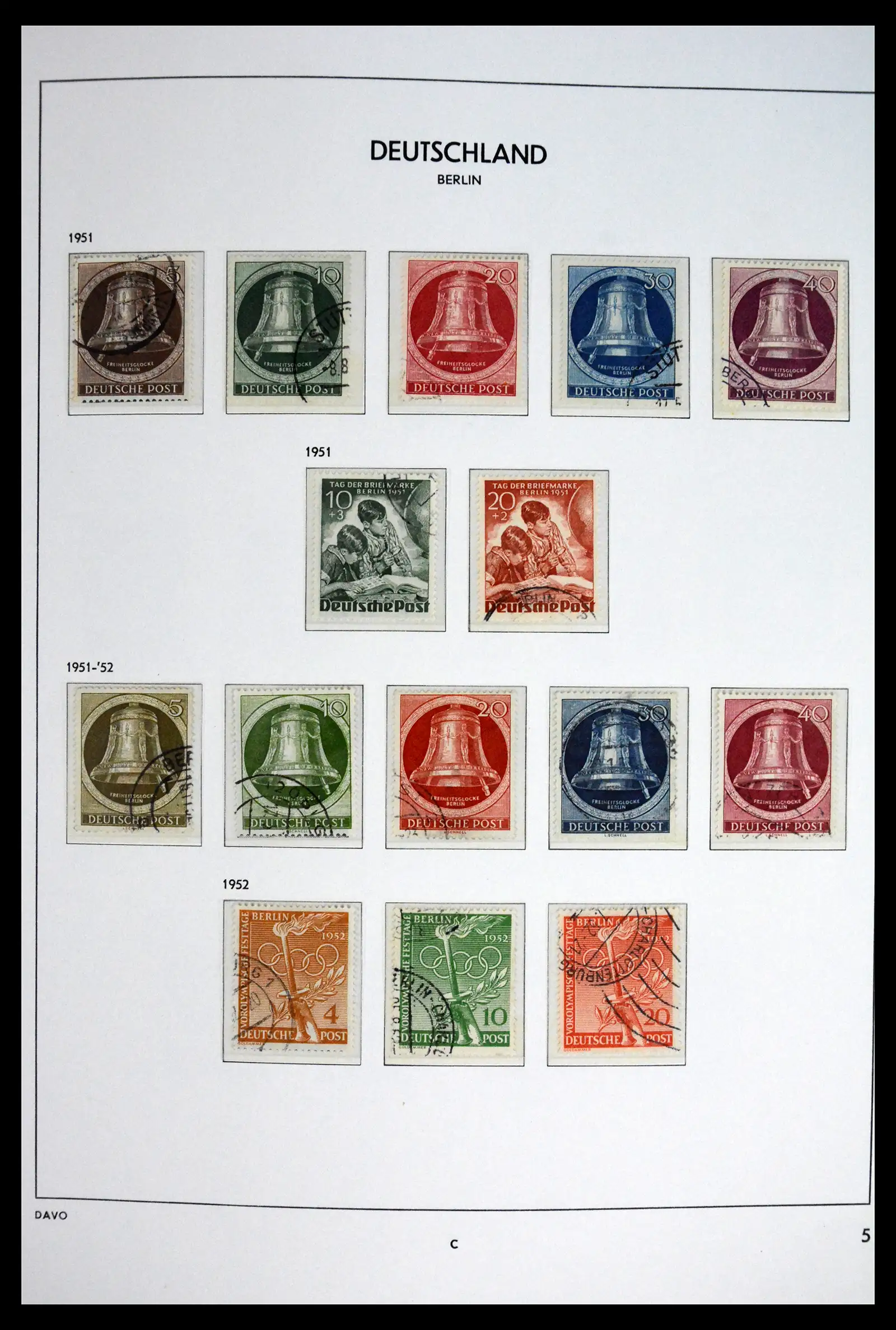 41848 0006 - Stamp collection 41848 Berlin complete used 1948-1990.