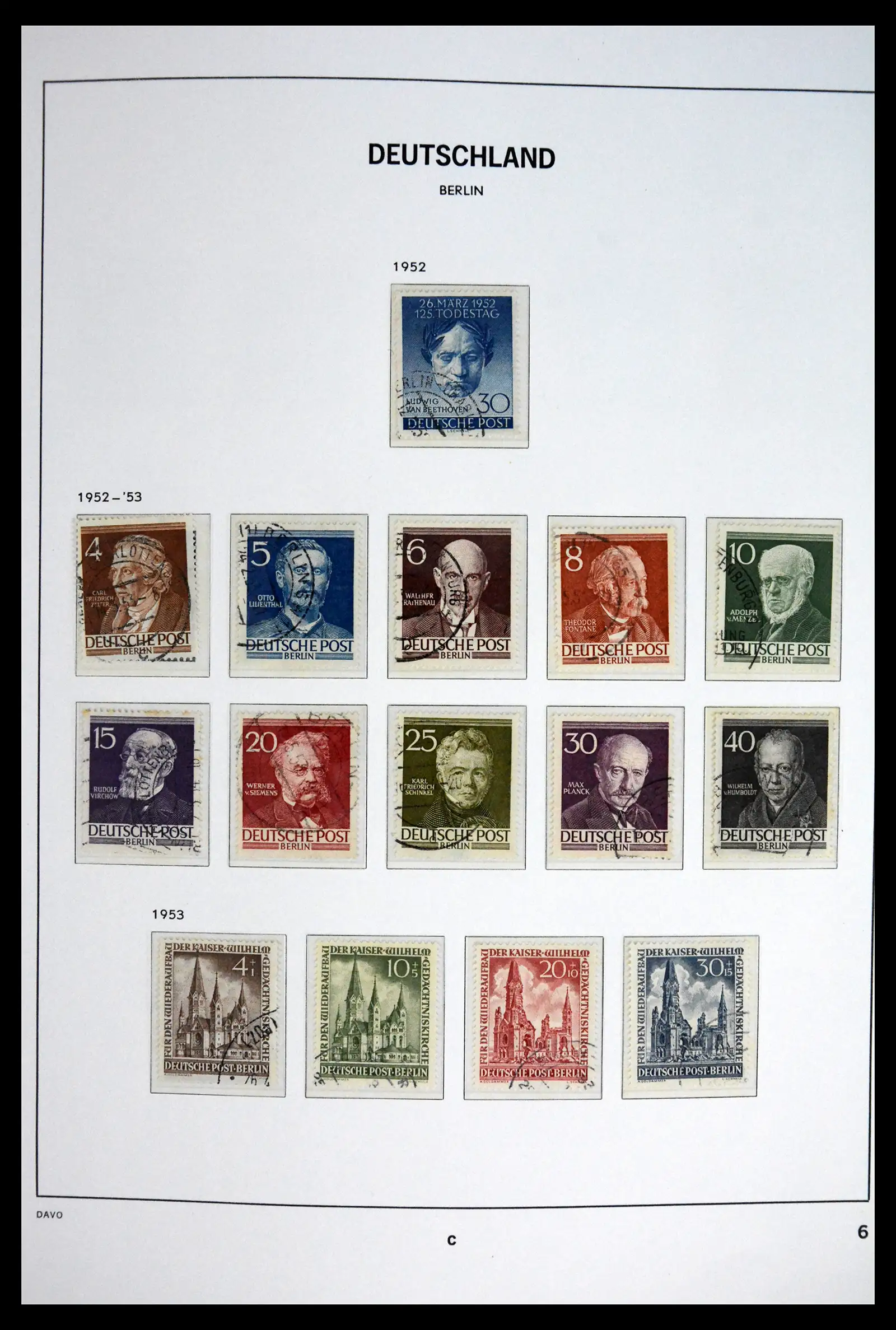 41848 0007 - Stamp collection 41848 Berlin complete used 1948-1990.