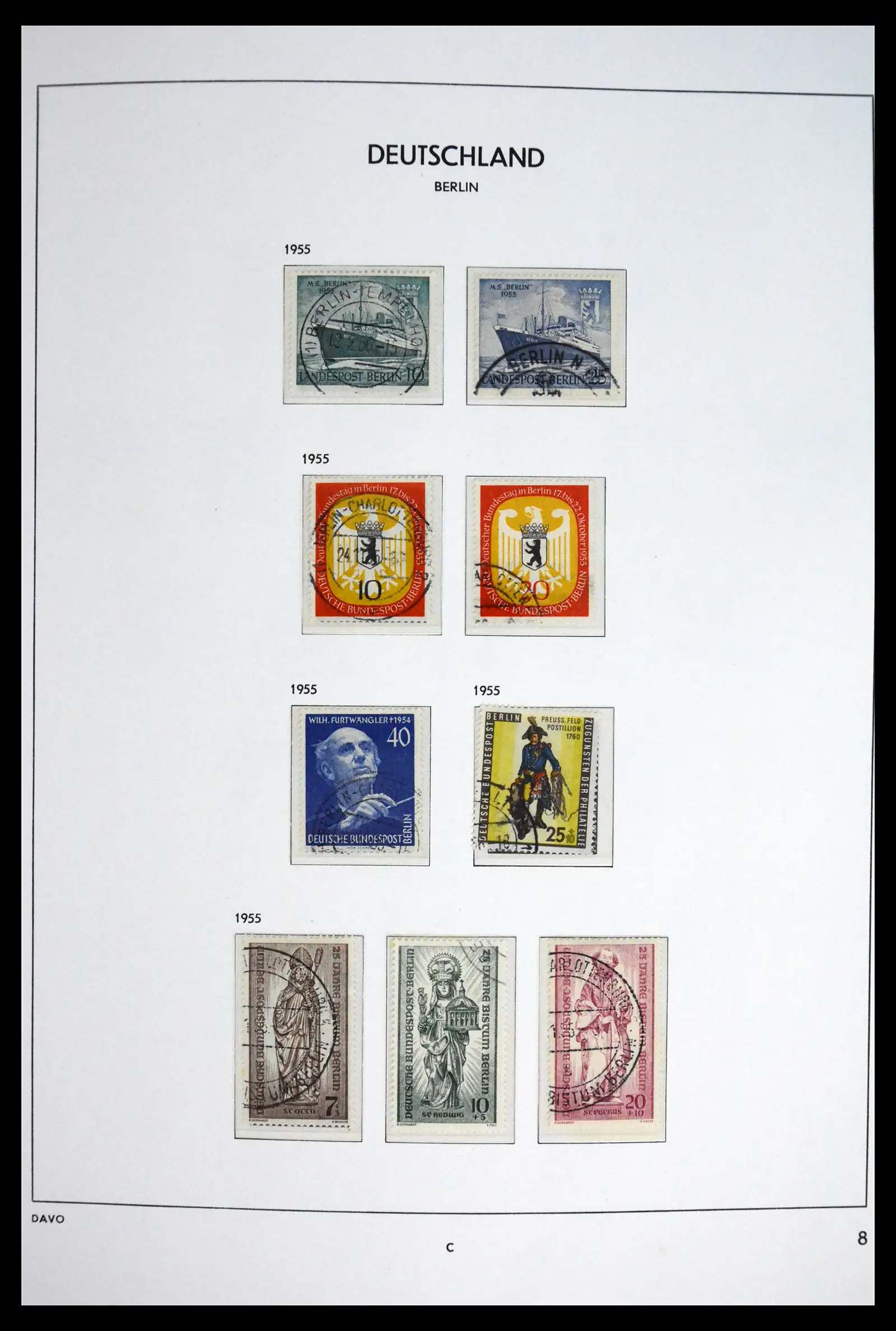 41848 0009 - Stamp collection 41848 Berlin complete used 1948-1990.