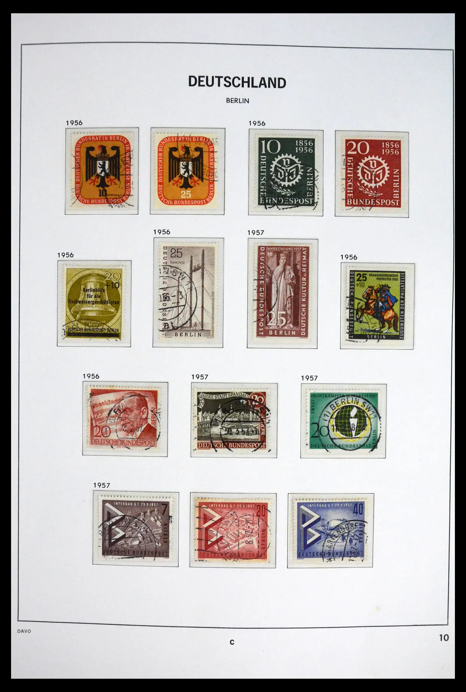 41848 0011 - Stamp collection 41848 Berlin complete used 1948-1990.
