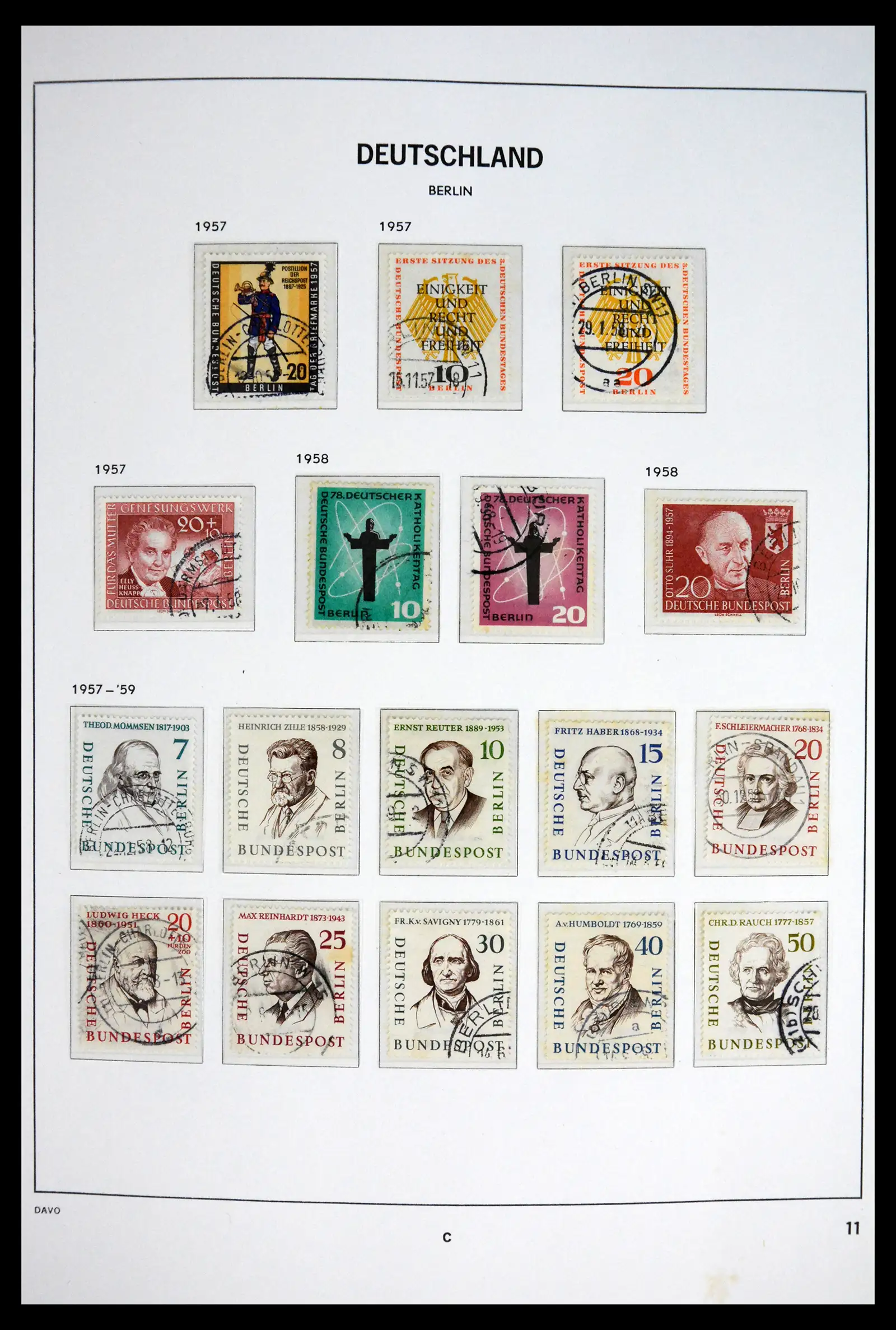 41848 0012 - Stamp collection 41848 Berlin complete used 1948-1990.