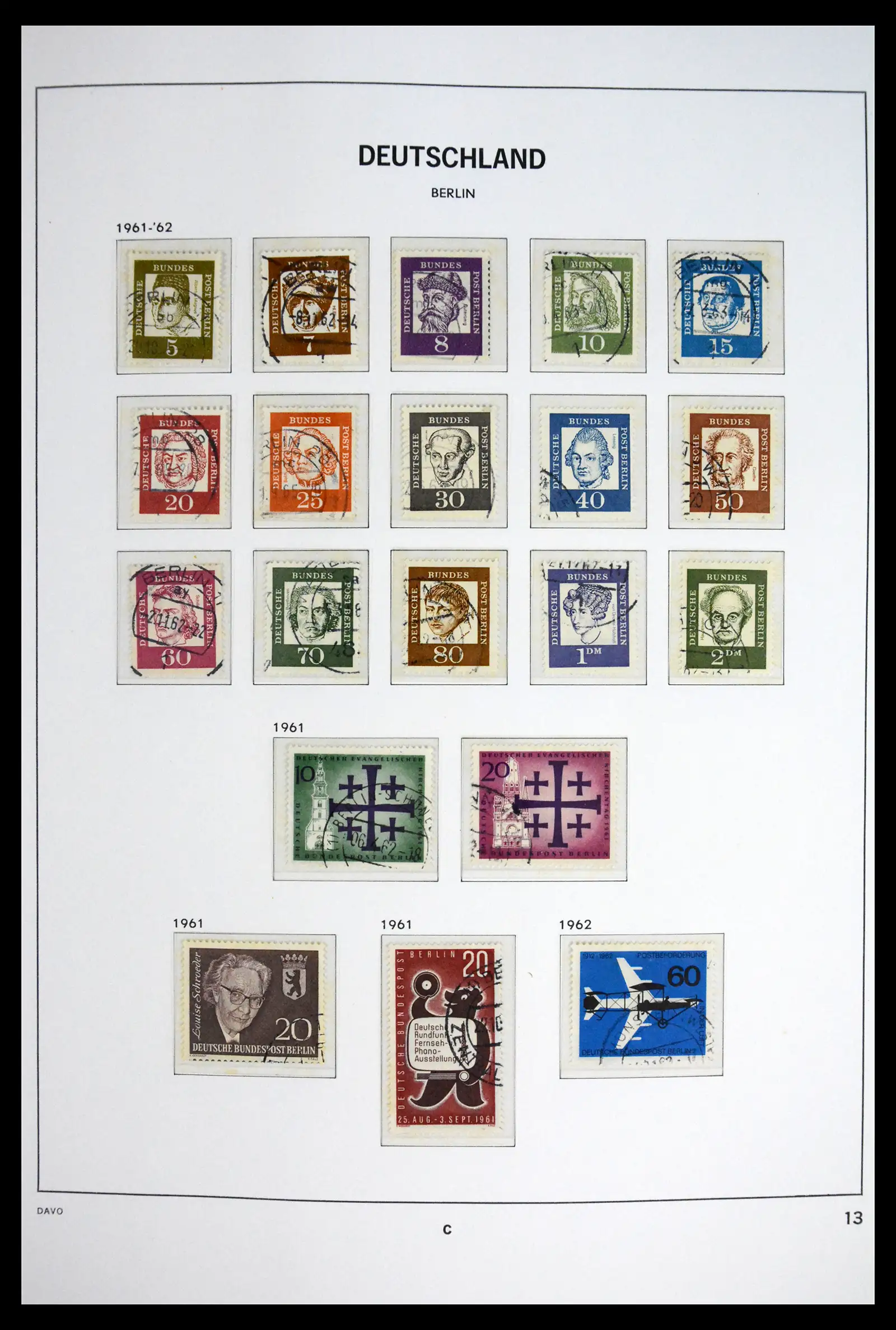 41848 0014 - Stamp collection 41848 Berlin complete used 1948-1990.