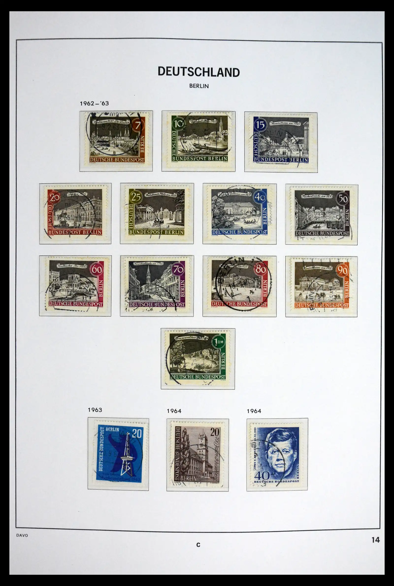 41848 0015 - Stamp collection 41848 Berlin complete used 1948-1990.