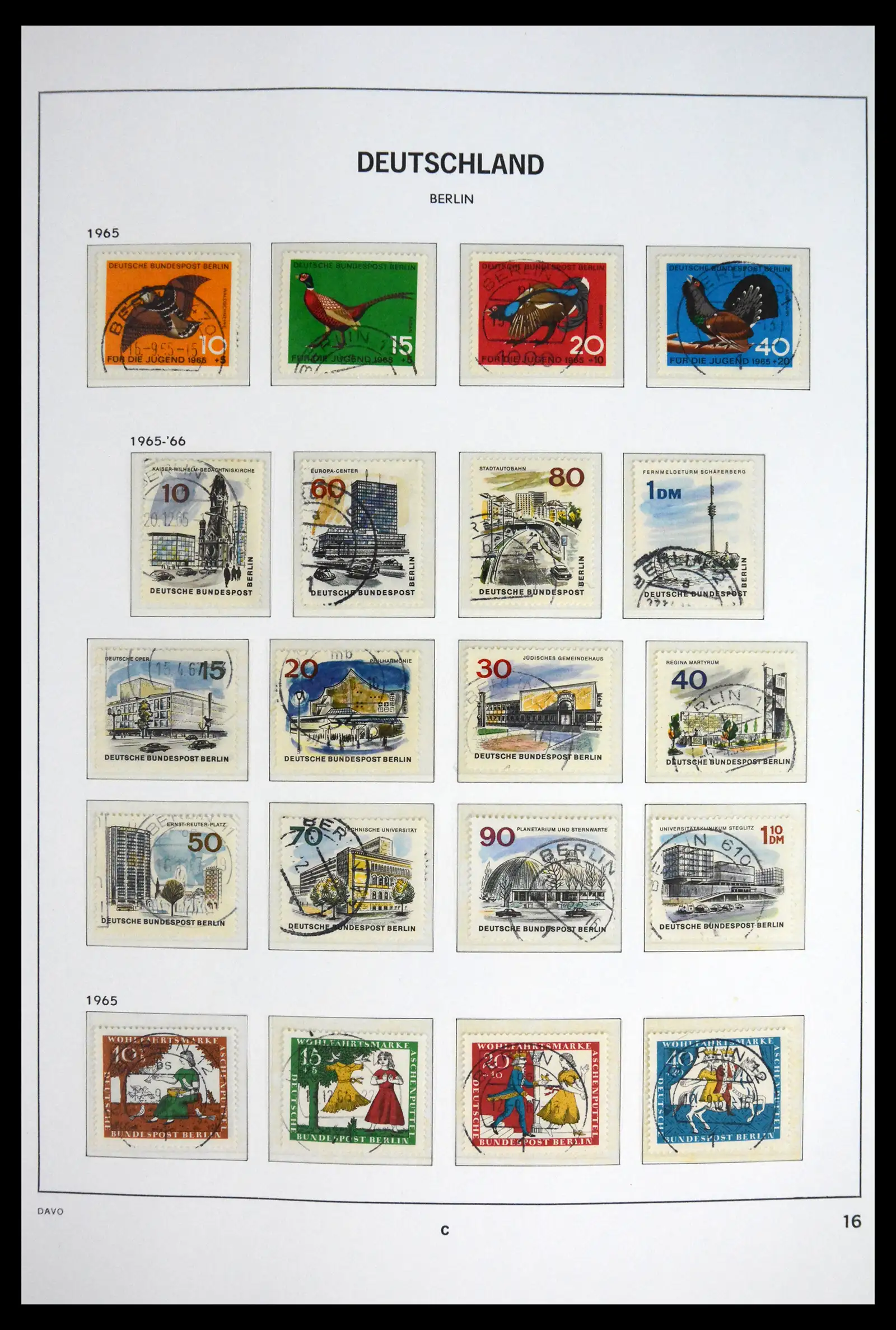 41848 0017 - Stamp collection 41848 Berlin complete used 1948-1990.