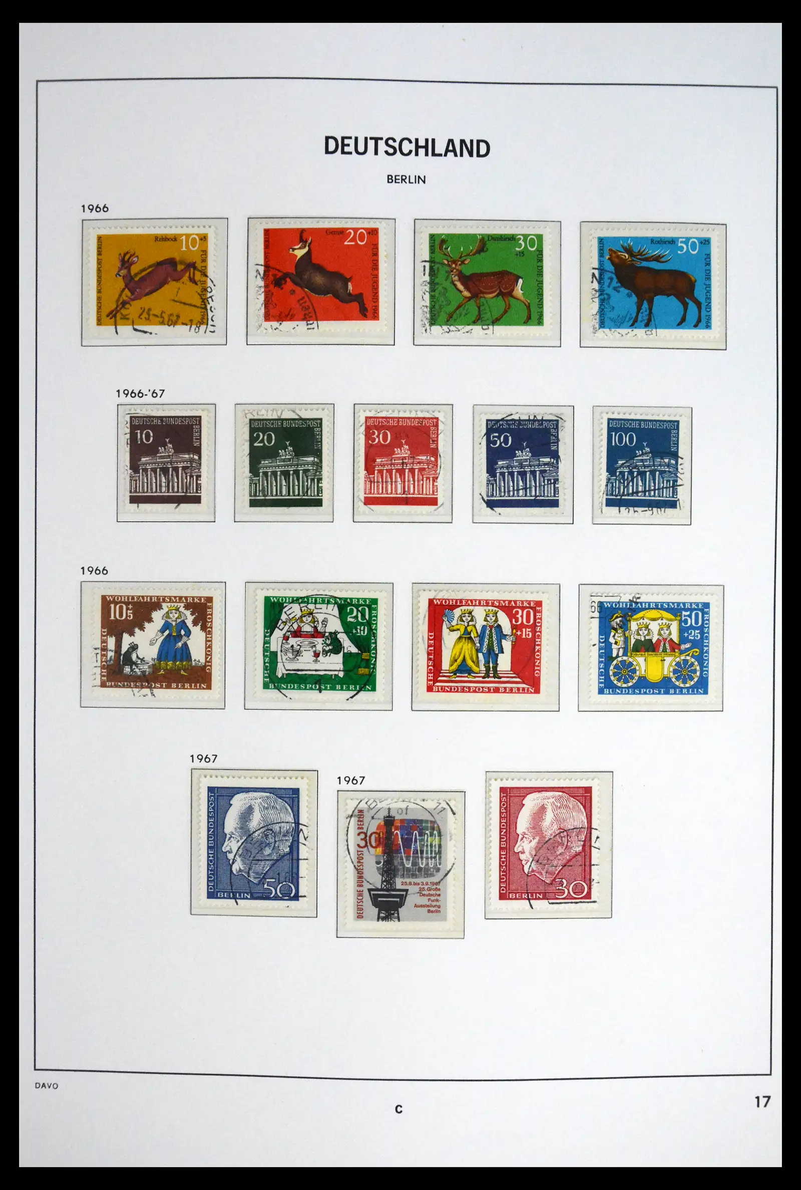 41848 0018 - Stamp collection 41848 Berlin complete used 1948-1990.