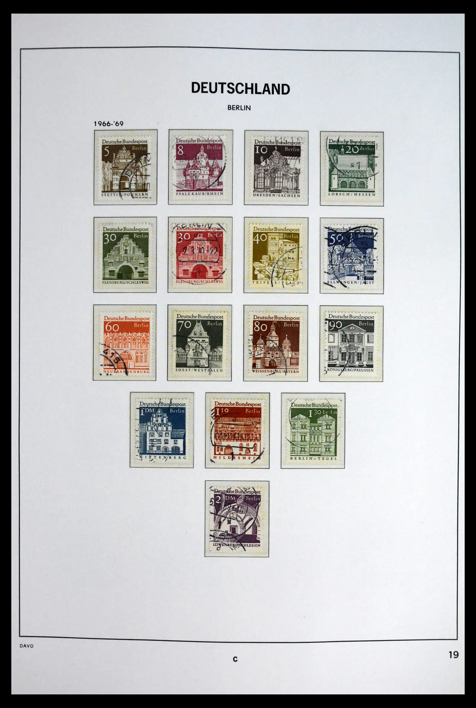 41848 0020 - Stamp collection 41848 Berlin complete used 1948-1990.