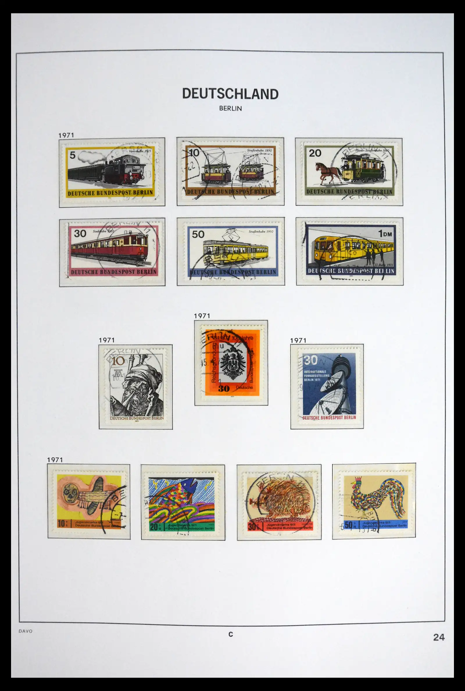 41848 0025 - Postzegelverzameling 41848 Berlijn compleet gebruikt 1948-1990.