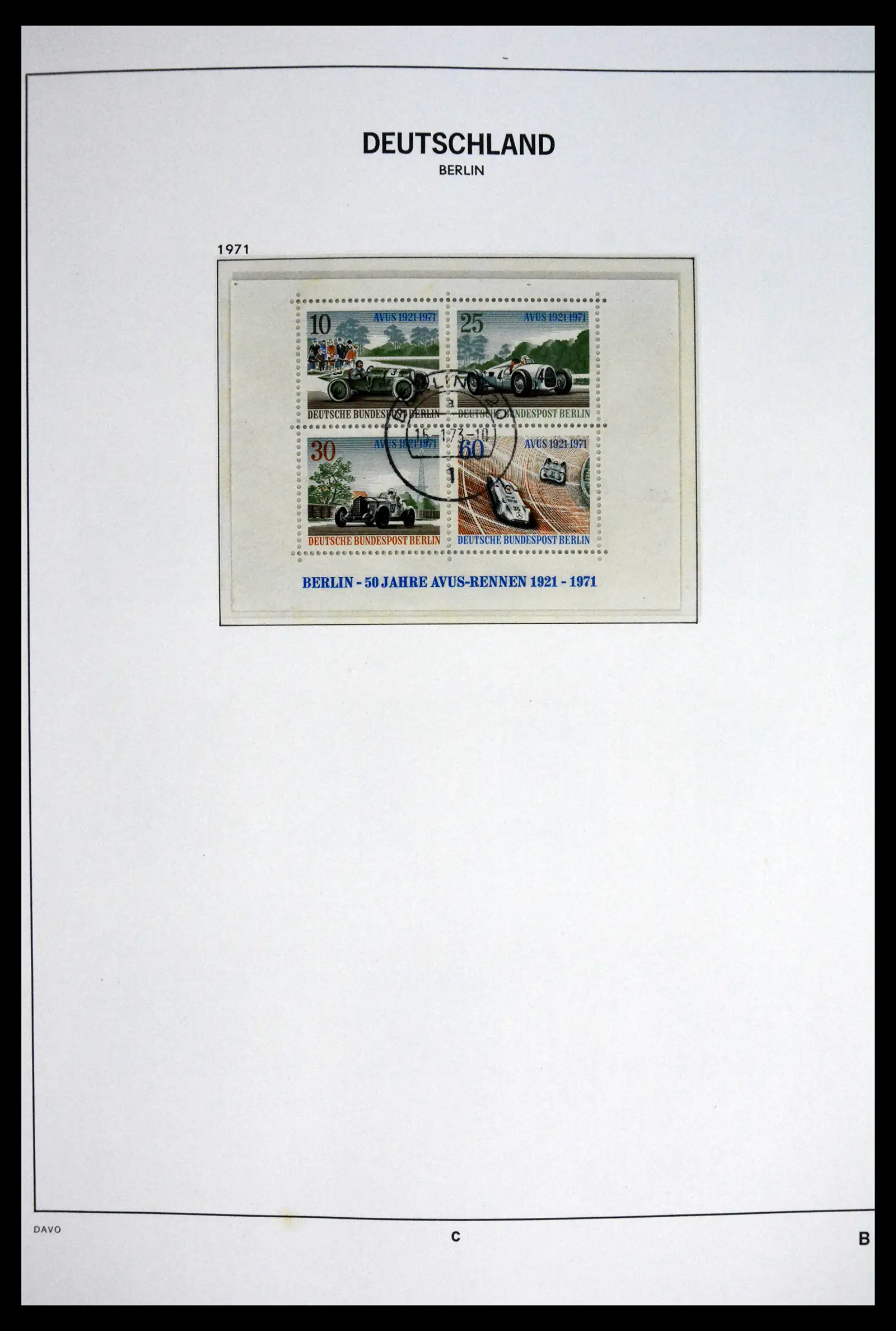 41848 0027 - Postzegelverzameling 41848 Berlijn compleet gebruikt 1948-1990.