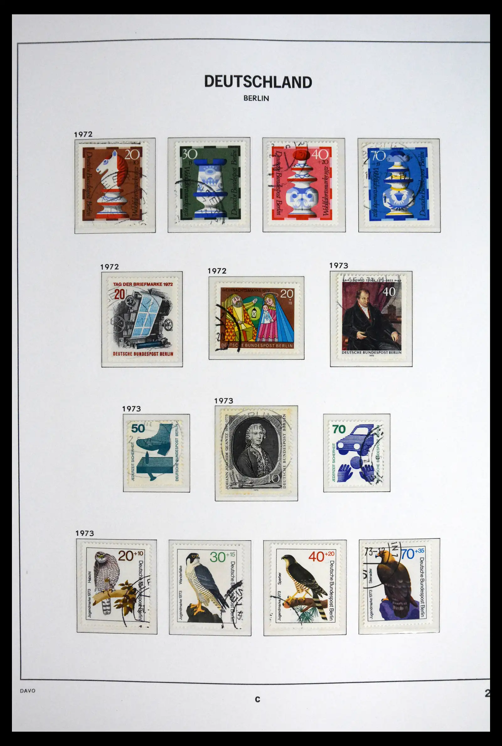 41848 0029 - Postzegelverzameling 41848 Berlijn compleet gebruikt 1948-1990.