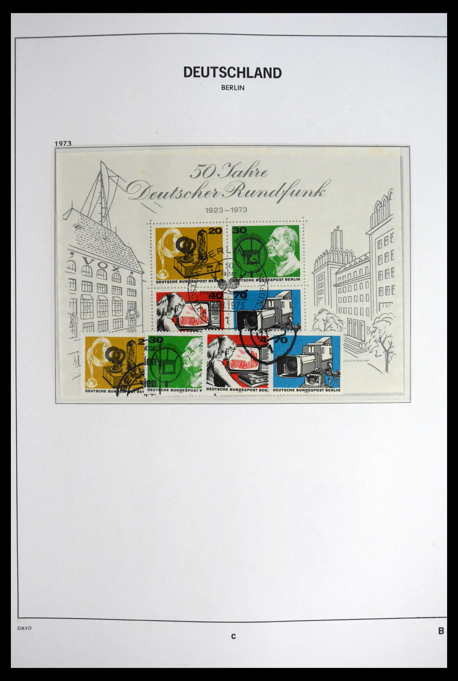 41848 0031 - Postzegelverzameling 41848 Berlijn compleet gebruikt 1948-1990.