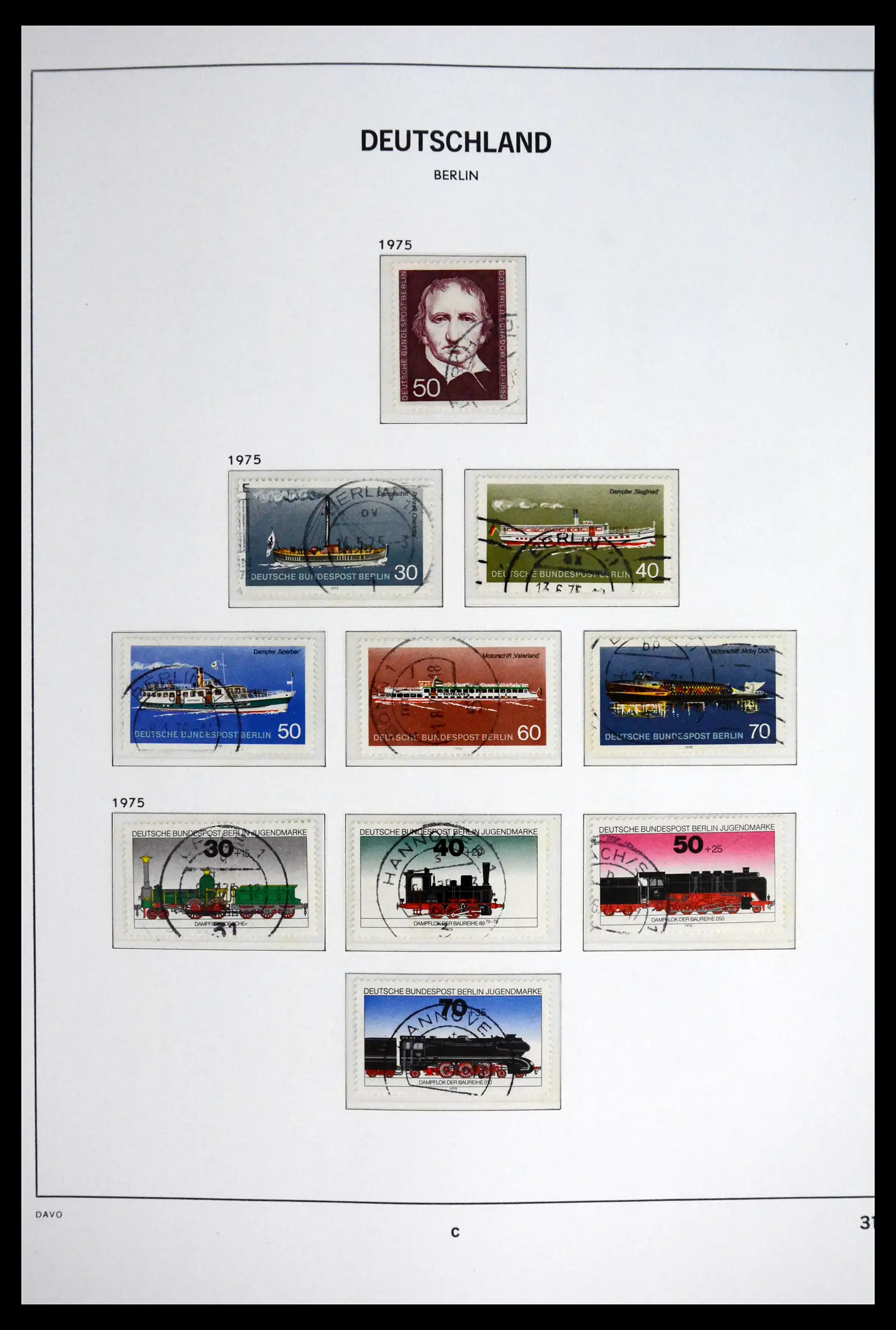 41848 0034 - Postzegelverzameling 41848 Berlijn compleet gebruikt 1948-1990.