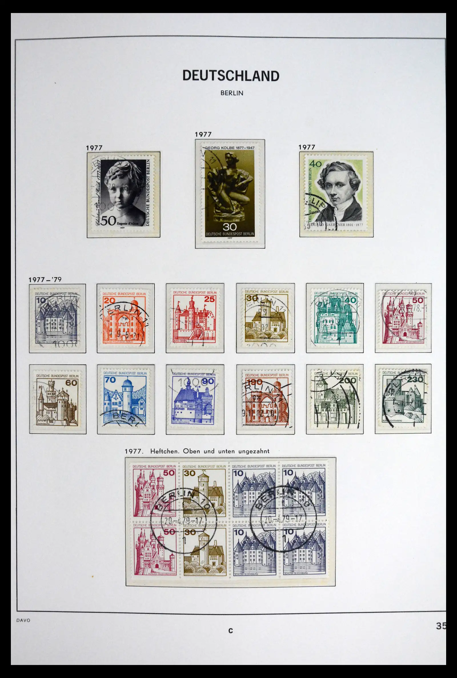 41848 0039 - Postzegelverzameling 41848 Berlijn compleet gebruikt 1948-1990.