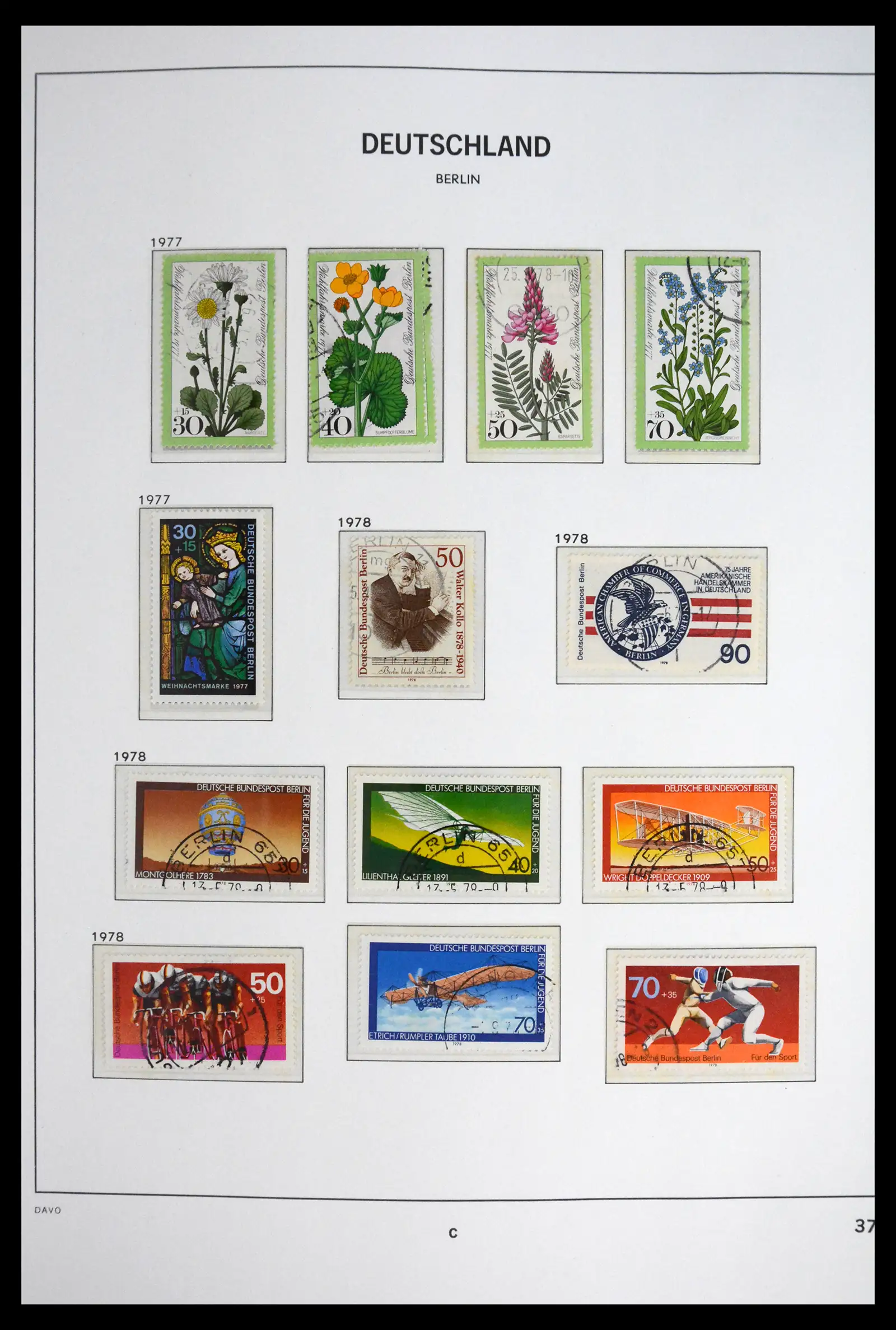 41848 0041 - Postzegelverzameling 41848 Berlijn compleet gebruikt 1948-1990.