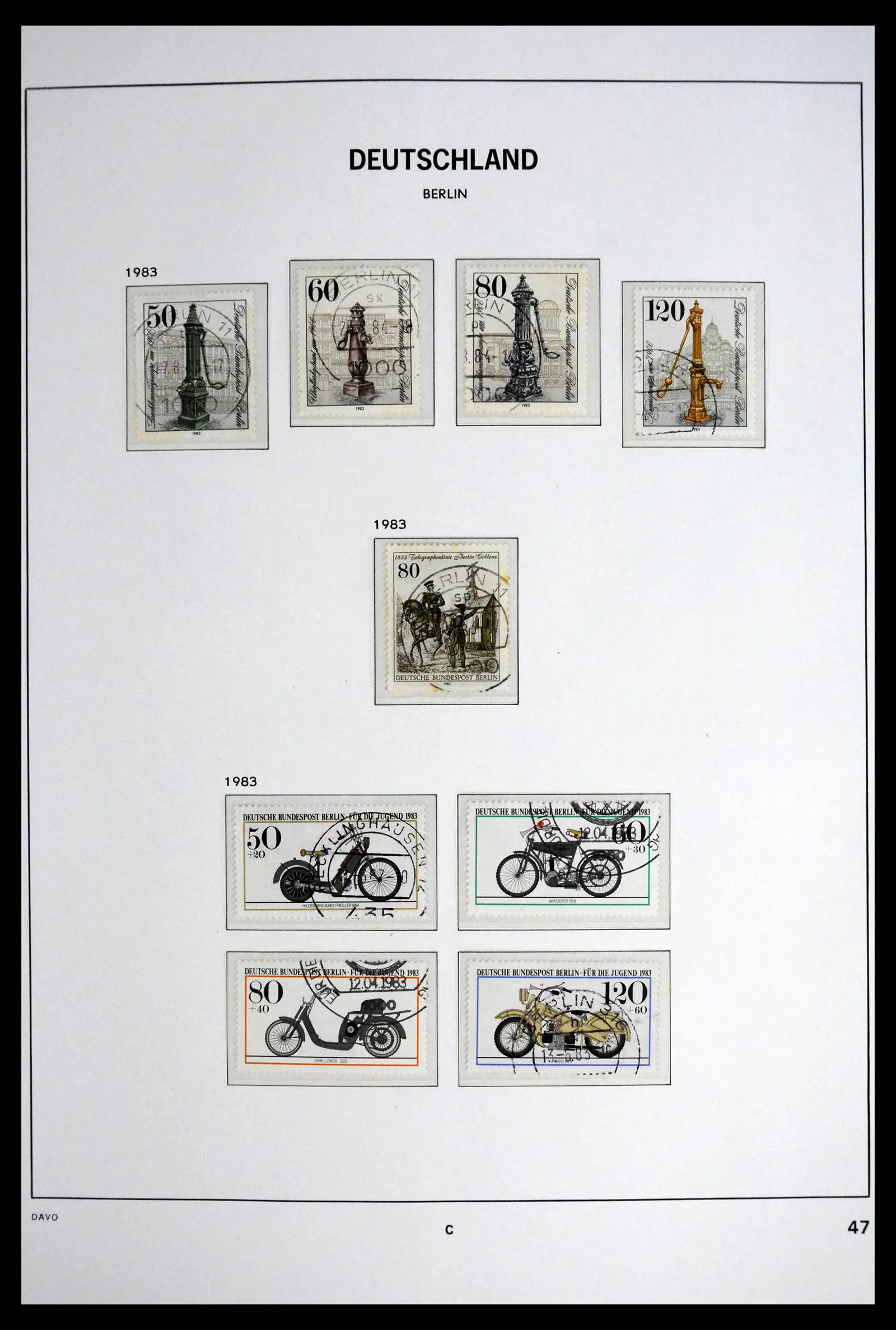 41848 0052 - Postzegelverzameling 41848 Berlijn compleet gebruikt 1948-1990.