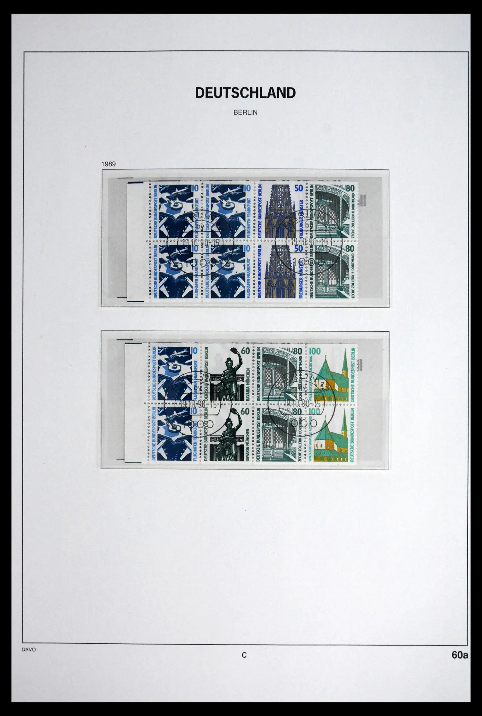 41848 0067 - Postzegelverzameling 41848 Berlijn compleet gebruikt 1948-1990.