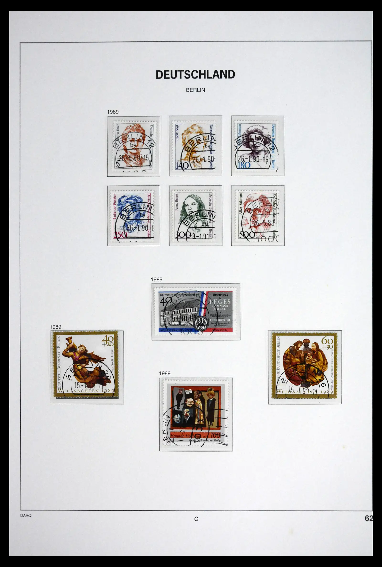 41848 0069 - Postzegelverzameling 41848 Berlijn compleet gebruikt 1948-1990.
