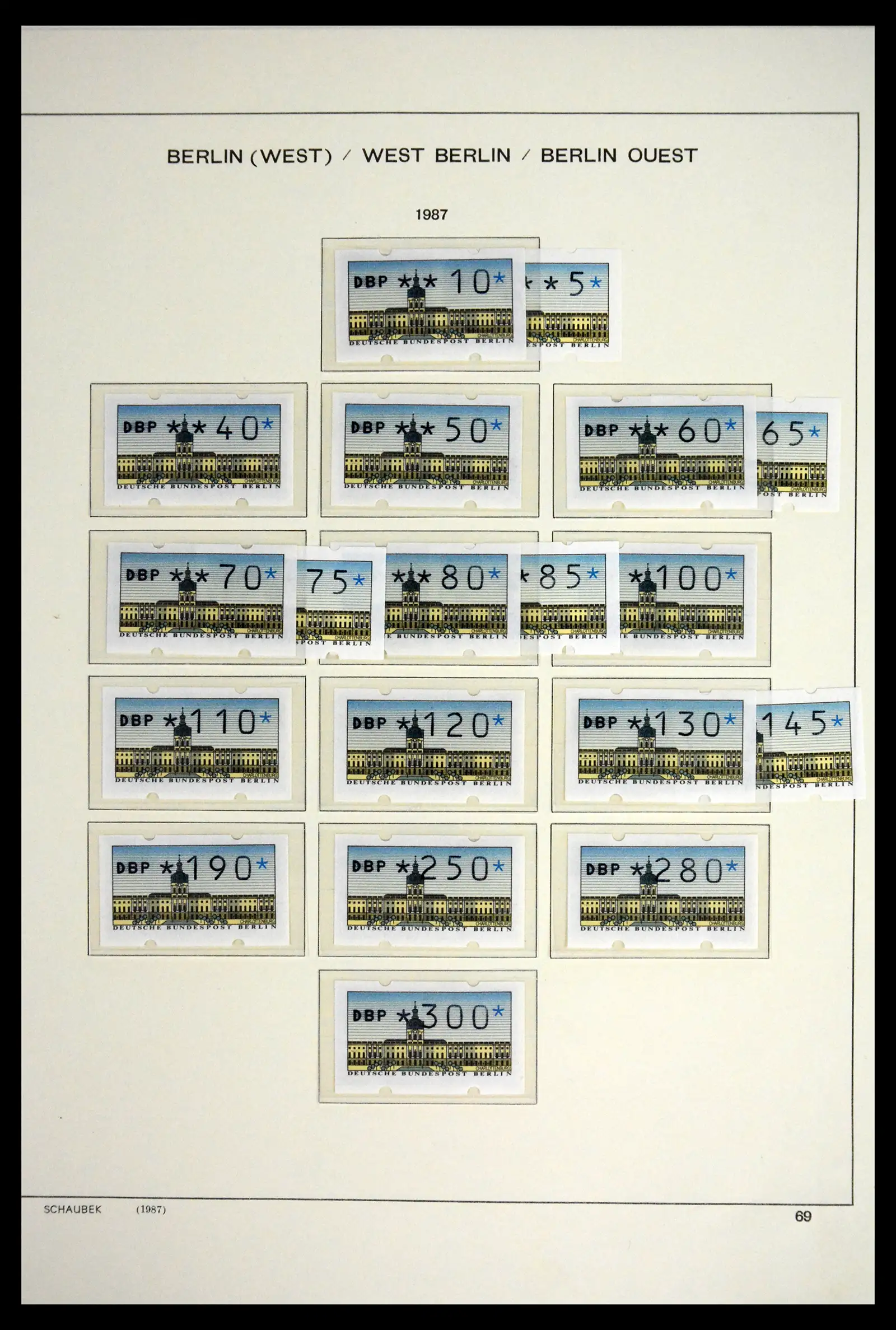 41848 0072 - Postzegelverzameling 41848 Berlijn compleet gebruikt 1948-1990.