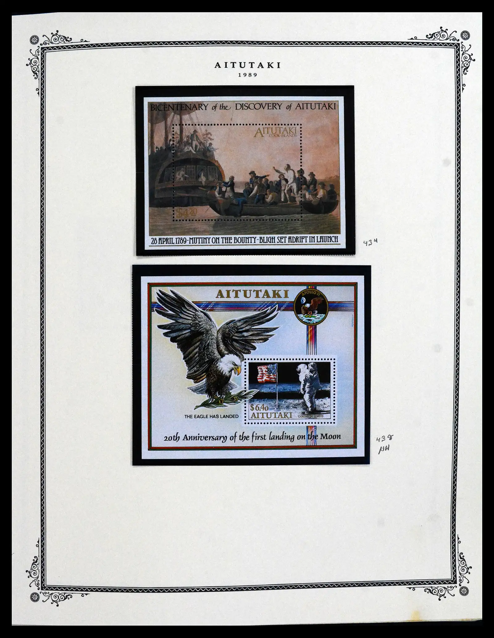 41849 0040 - Postzegelverzameling 41849 Engelse koloniën in de Pacific 1902-198.
