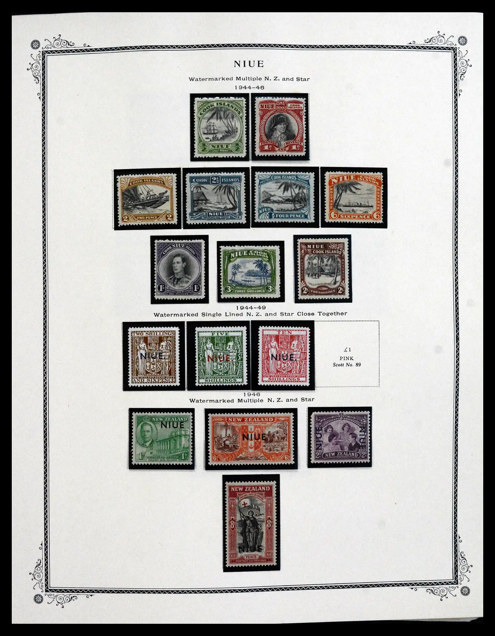 41849 0053 - Postzegelverzameling 41849 Engelse koloniën in de Pacific 1902-198.