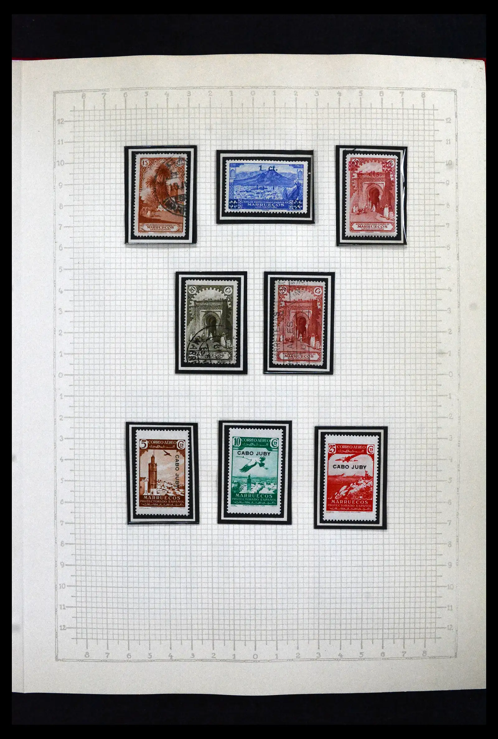 41850 0028 - Postzegelverzameling 41850 Spanje burgeroorlog 1936-1939.