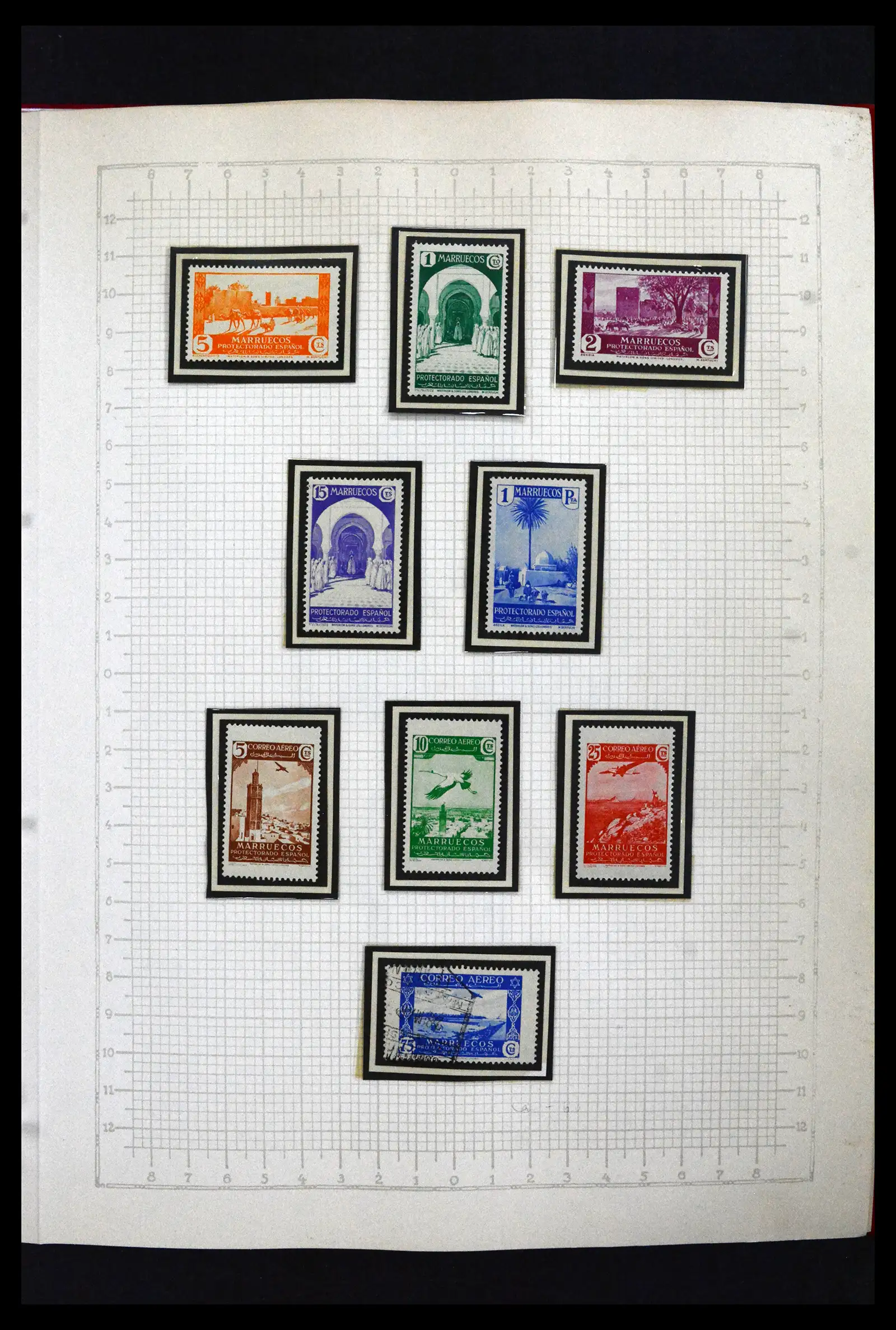 41850 0031 - Postzegelverzameling 41850 Spanje burgeroorlog 1936-1939.