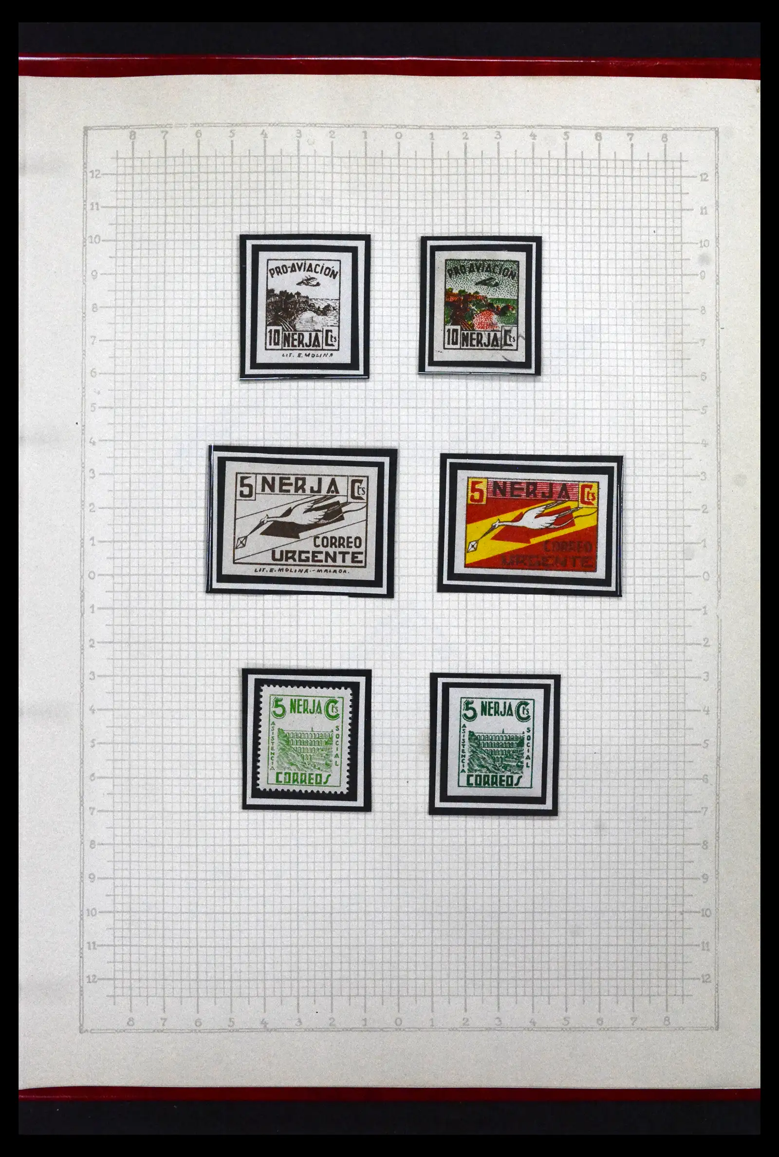 41850 0071 - Postzegelverzameling 41850 Spanje burgeroorlog 1936-1939.