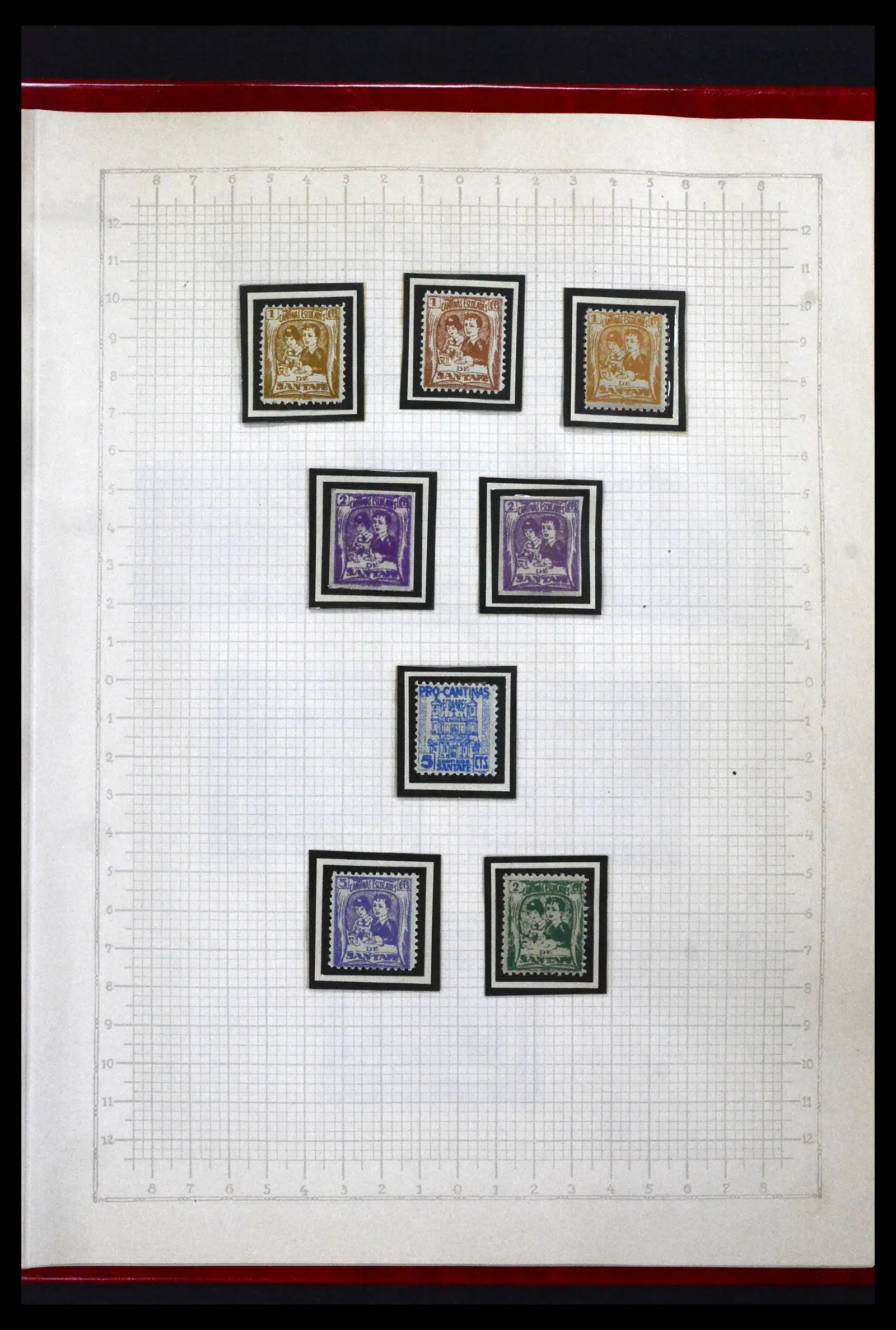 41850 0080 - Postzegelverzameling 41850 Spanje burgeroorlog 1936-1939.