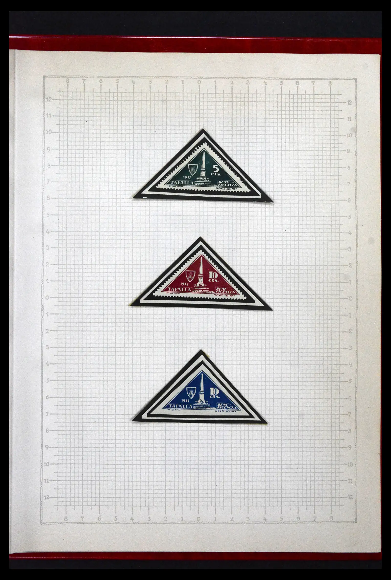 41850 0089 - Postzegelverzameling 41850 Spanje burgeroorlog 1936-1939.