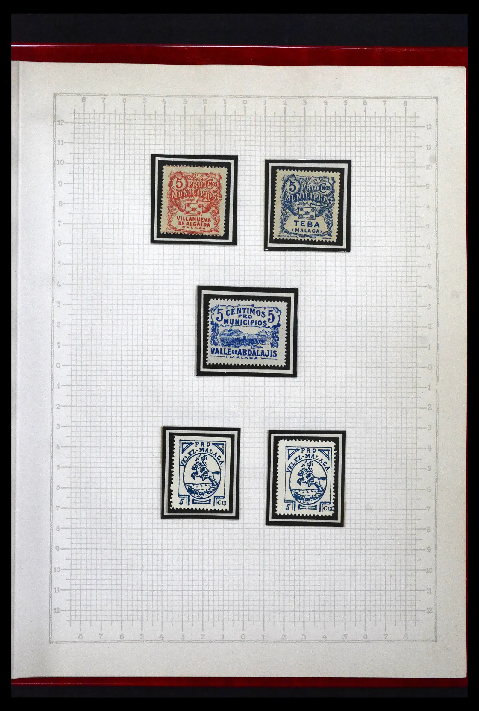 41850 0091 - Postzegelverzameling 41850 Spanje burgeroorlog 1936-1939.