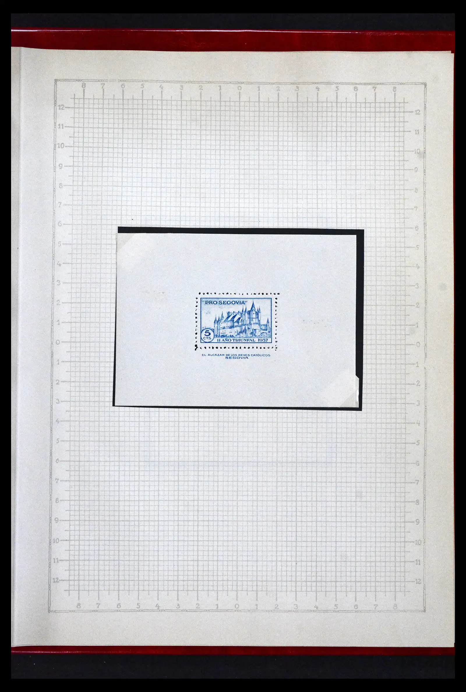 41850 0100 - Postzegelverzameling 41850 Spanje burgeroorlog 1936-1939.