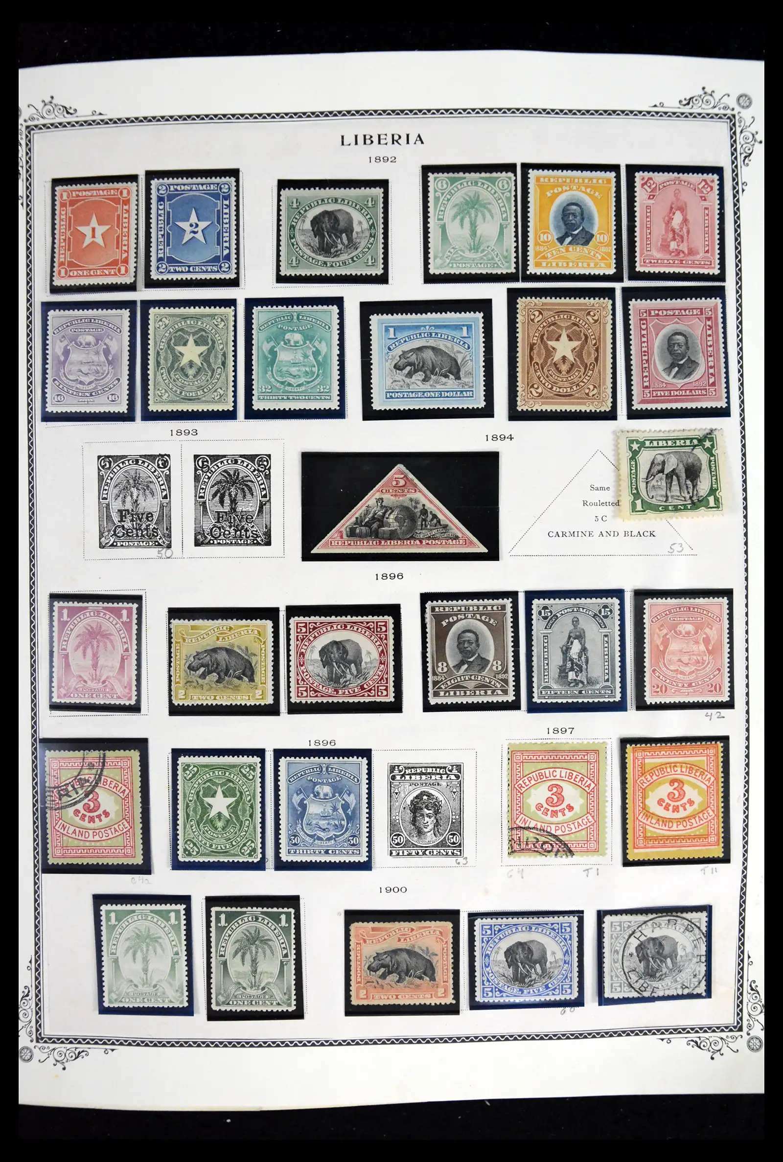 41852 0004 - Stamp collection 41852 Liberia 1860-1982.