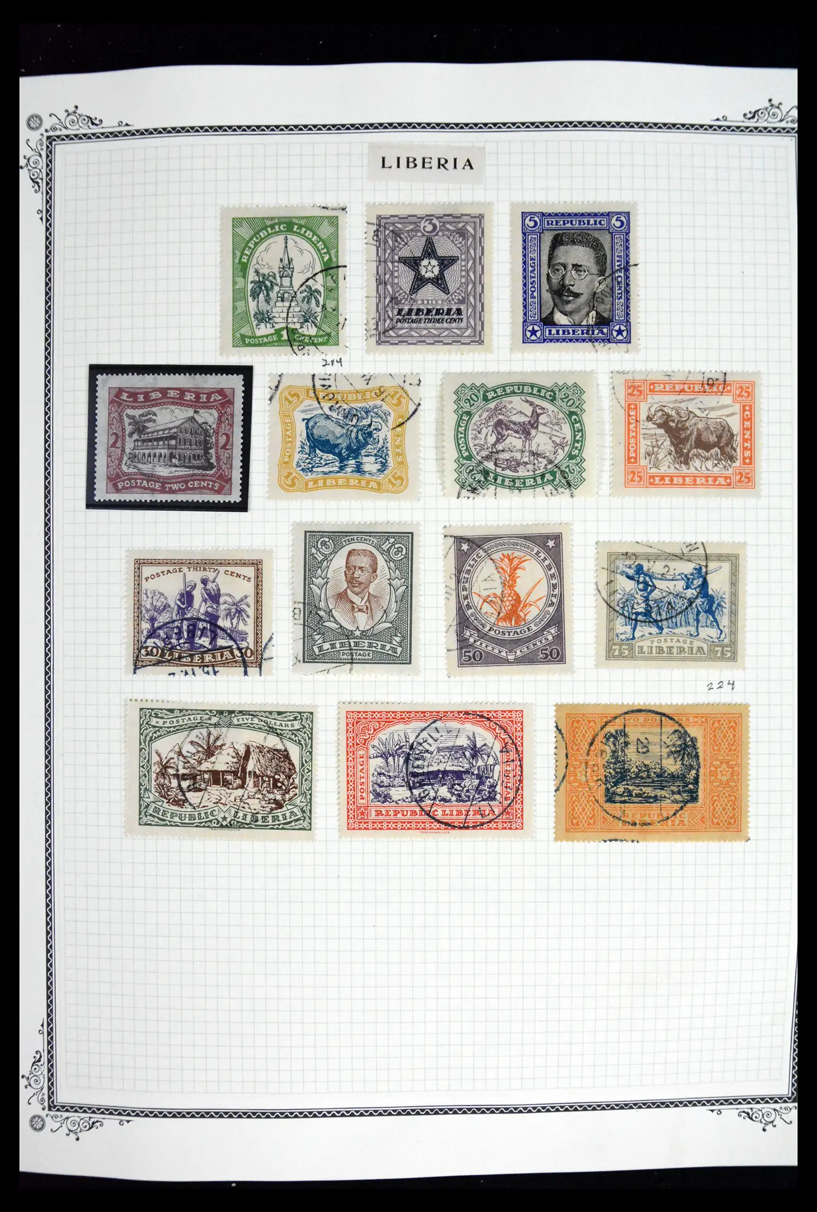 41852 0012 - Stamp collection 41852 Liberia 1860-1982.