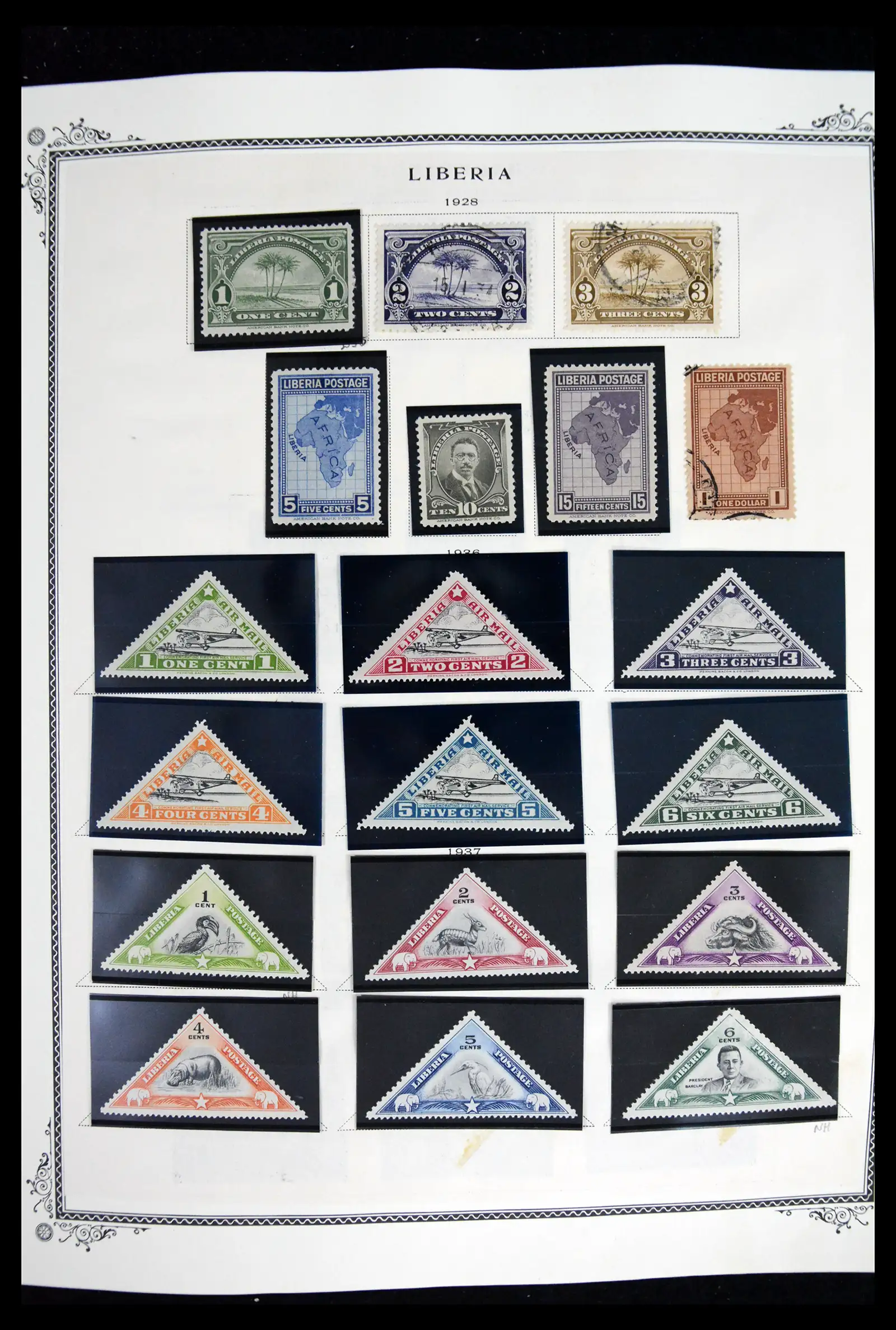 41852 0014 - Stamp collection 41852 Liberia 1860-1982.