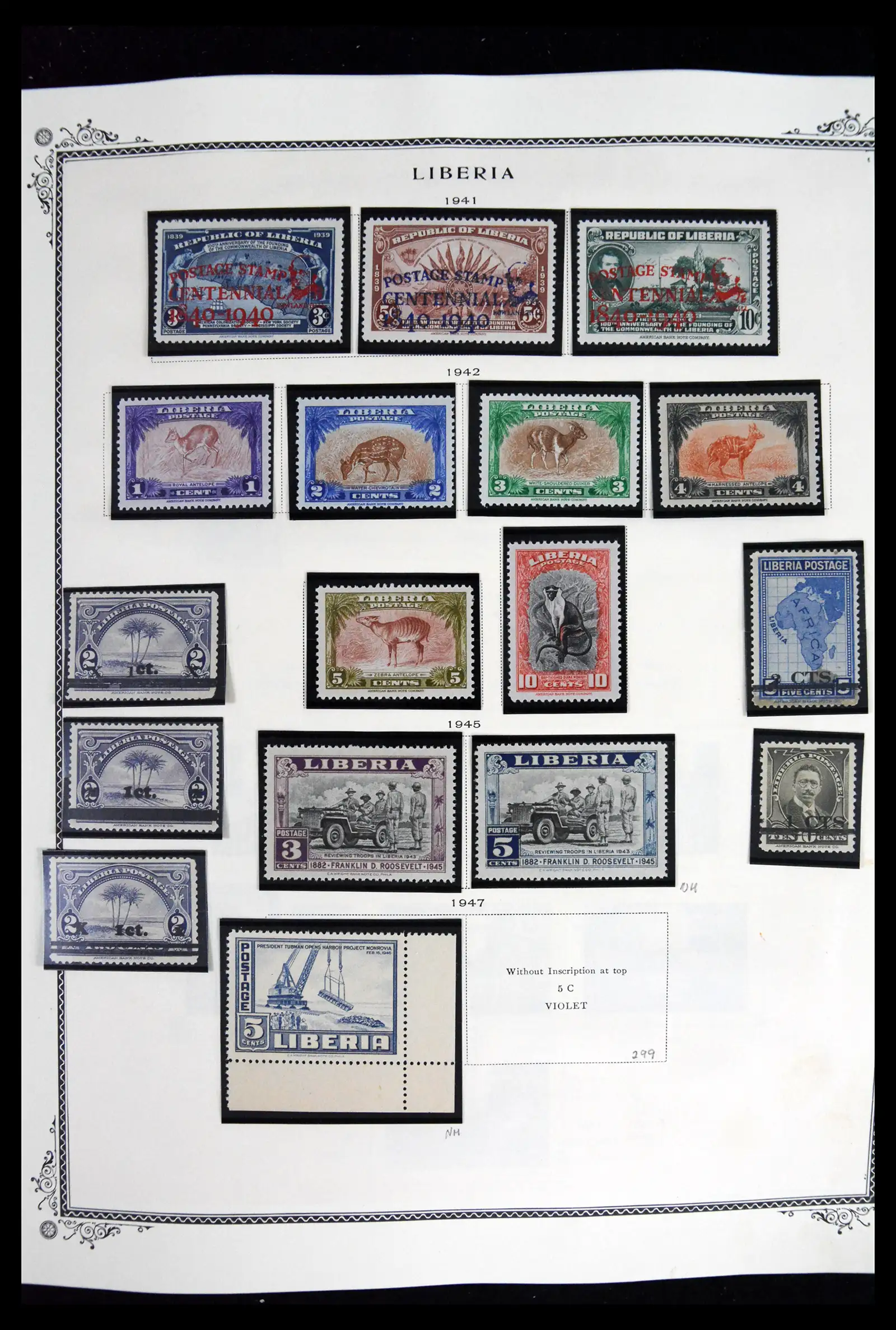 41852 0018 - Stamp collection 41852 Liberia 1860-1982.