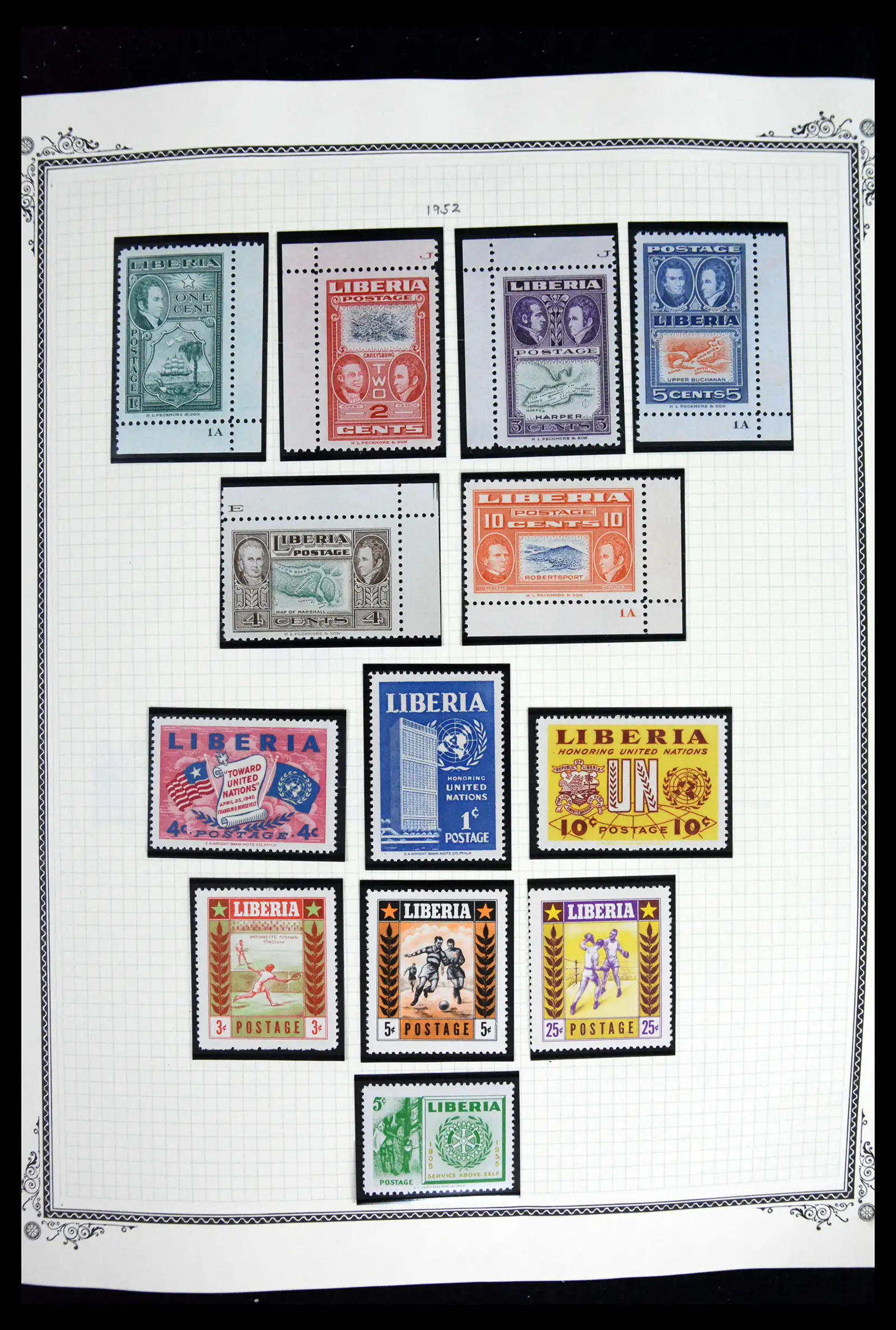 41852 0024 - Stamp collection 41852 Liberia 1860-1982.