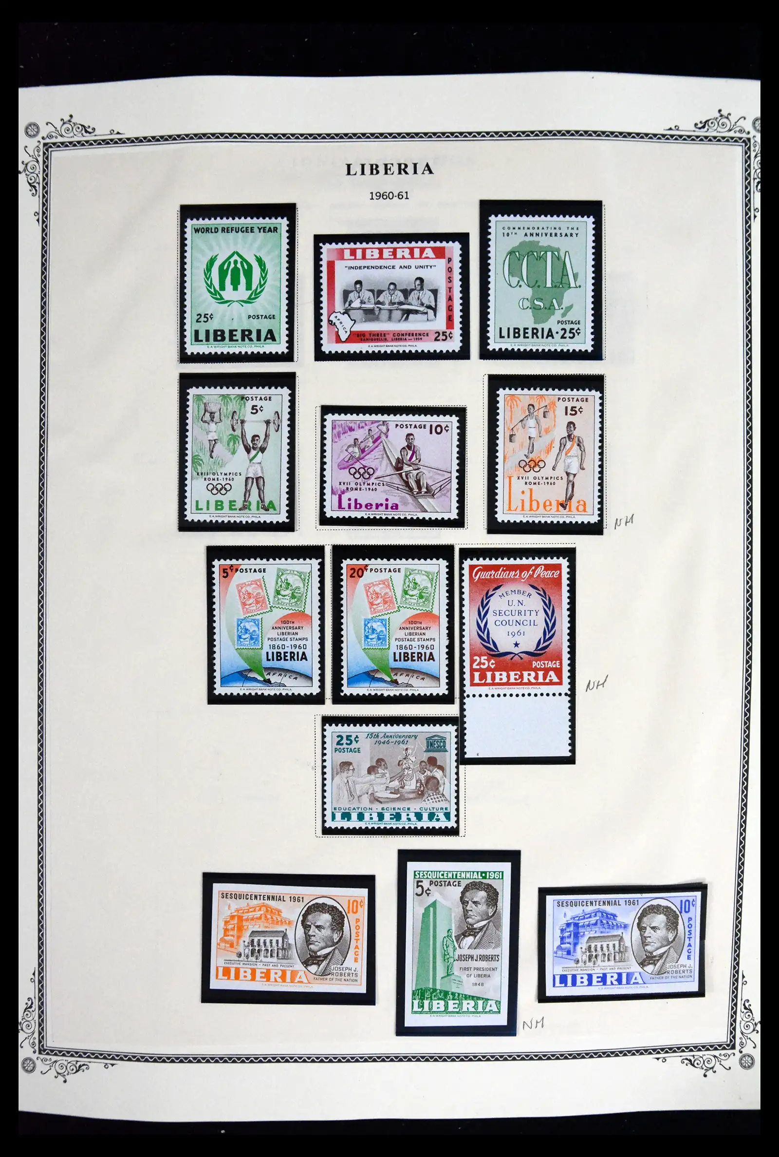 41852 0034 - Stamp collection 41852 Liberia 1860-1982.