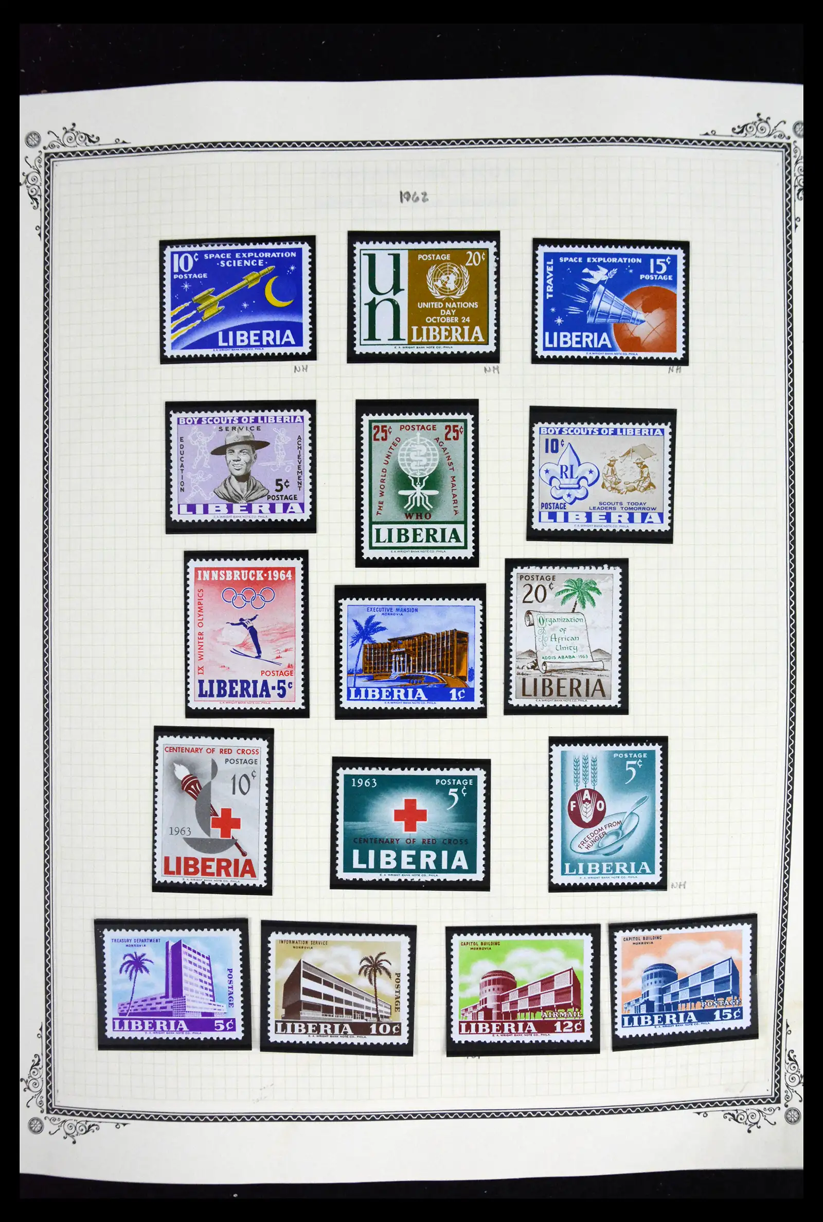 41852 0036 - Stamp collection 41852 Liberia 1860-1982.