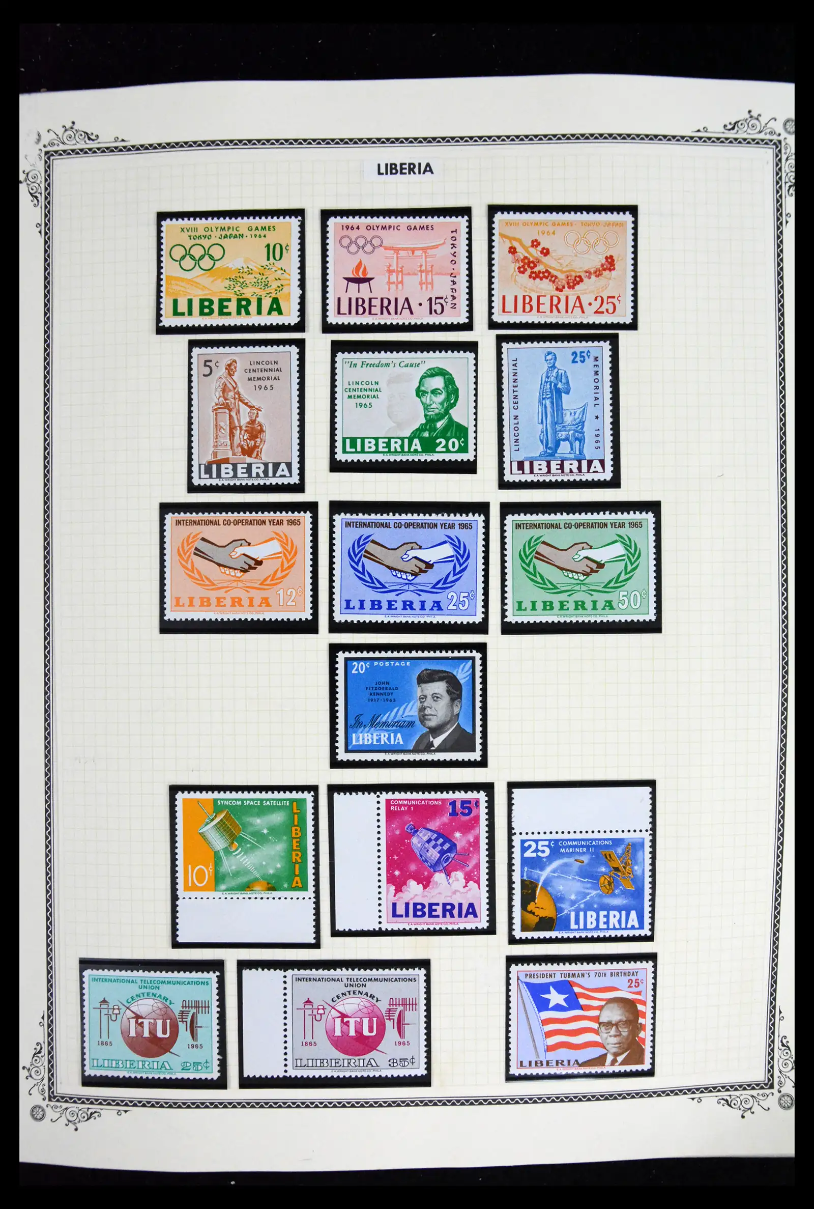 41852 0038 - Stamp collection 41852 Liberia 1860-1982.