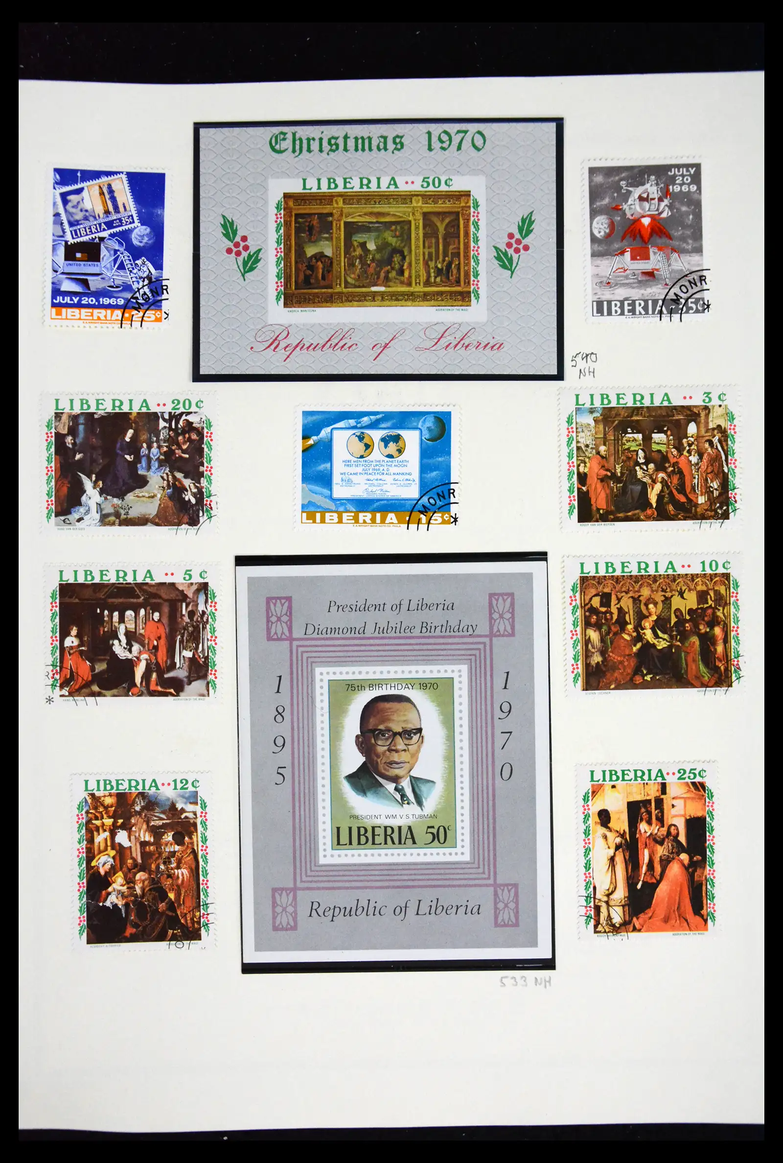 41852 0051 - Stamp collection 41852 Liberia 1860-1982.