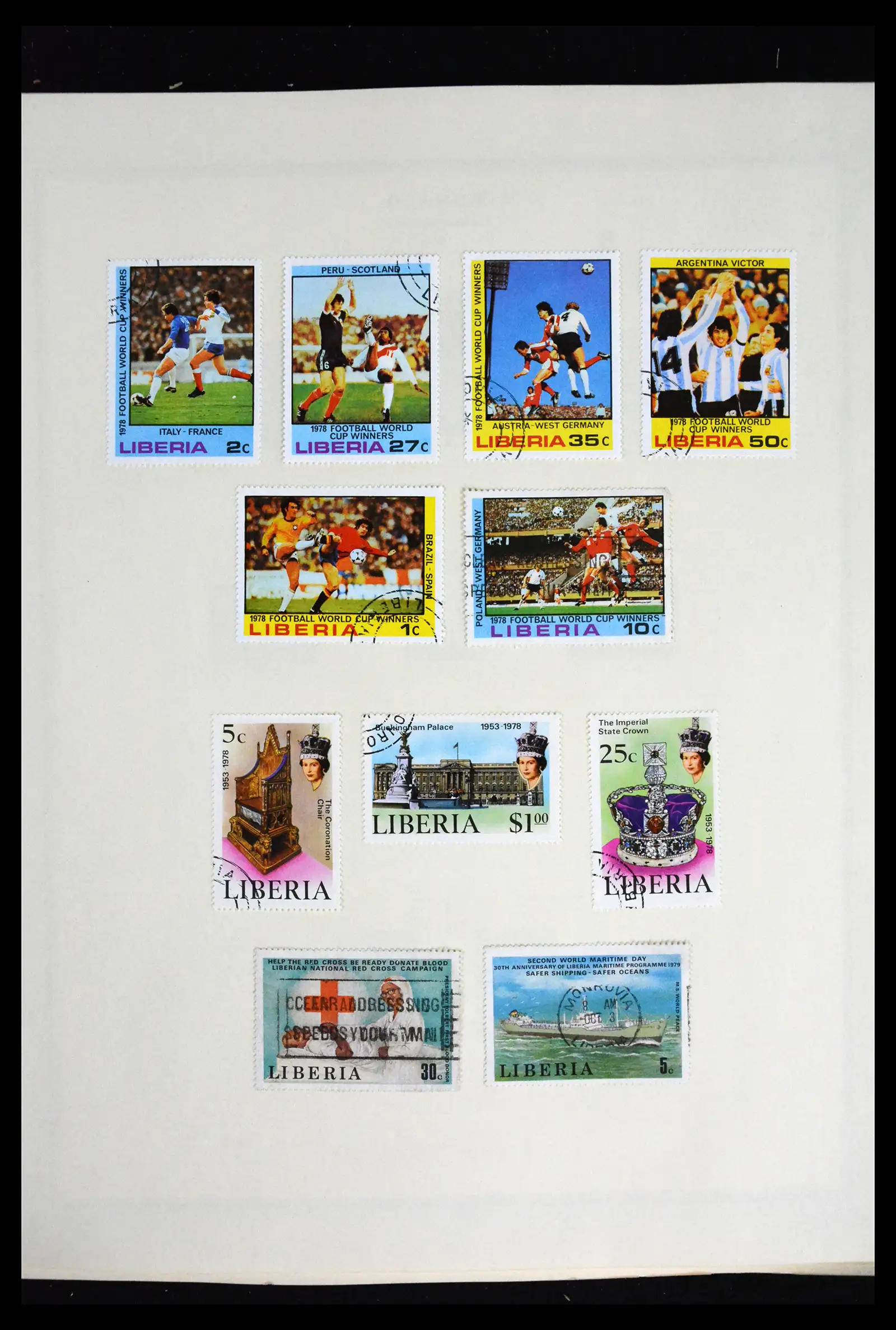 41852 0090 - Stamp collection 41852 Liberia 1860-1982.