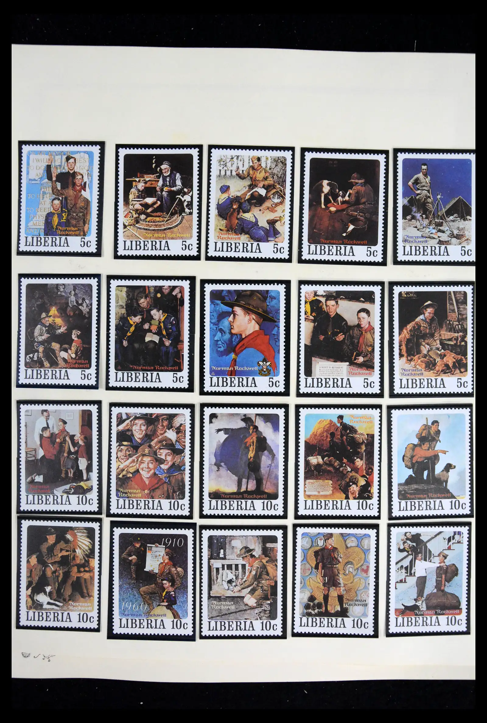 41852 0097 - Stamp collection 41852 Liberia 1860-1982.