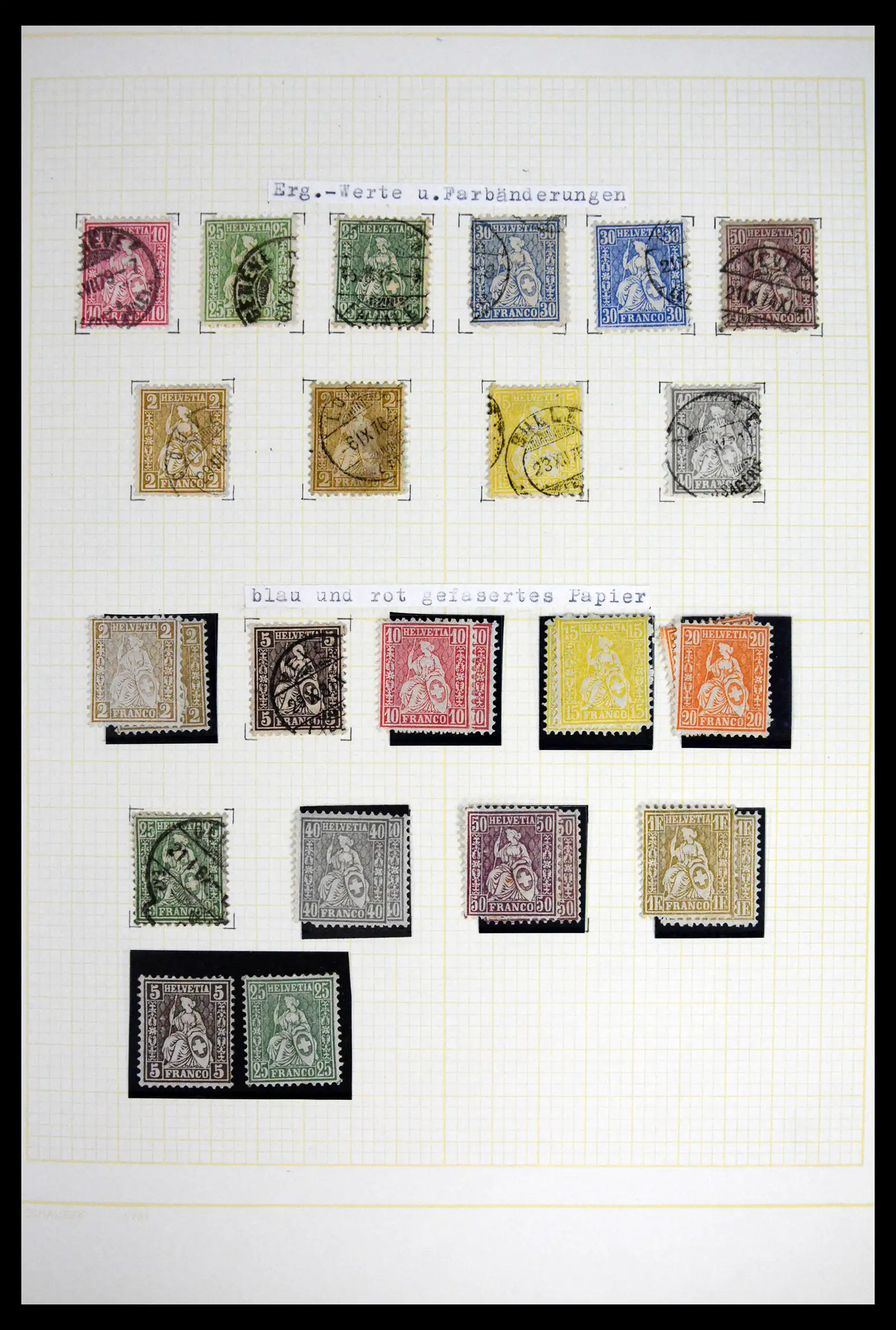 41853 0003 - Stamp collection 41853 Switzerland 1850-1990.